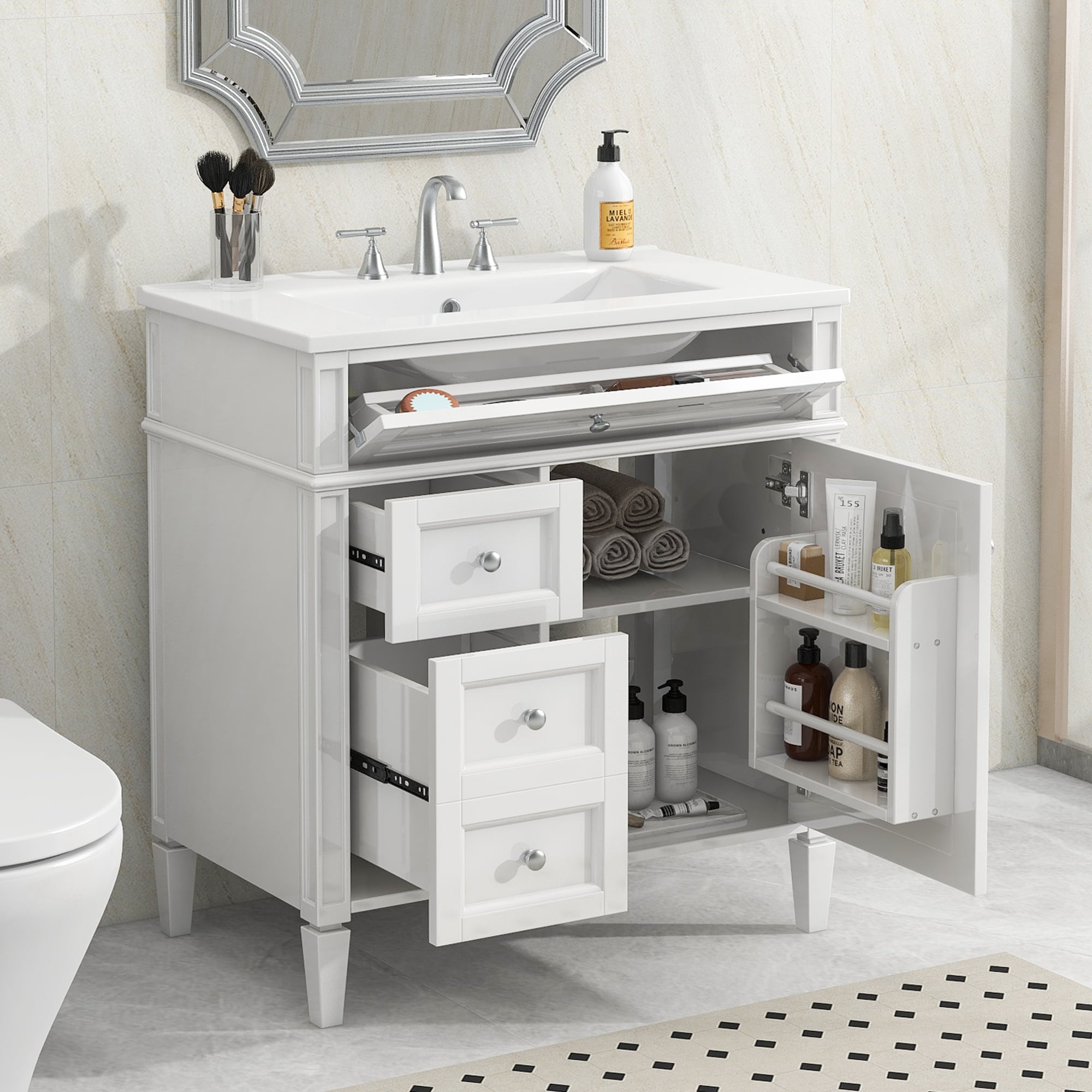 Siavonce FZB082S00006 Bath-Vanity-Combo - View #7