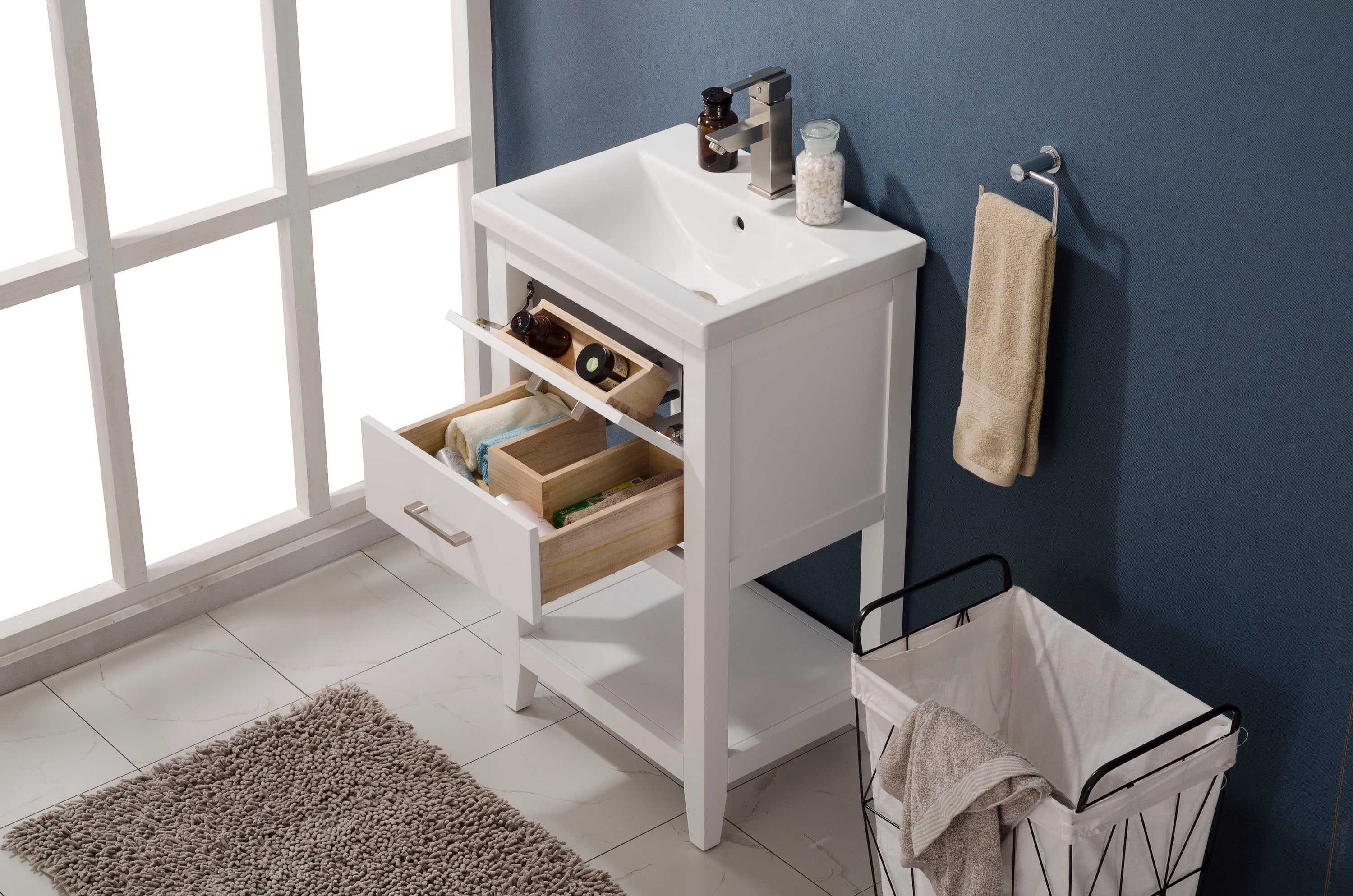 Design Element S02-20-WT Bath-Vanity-Combo - View #3