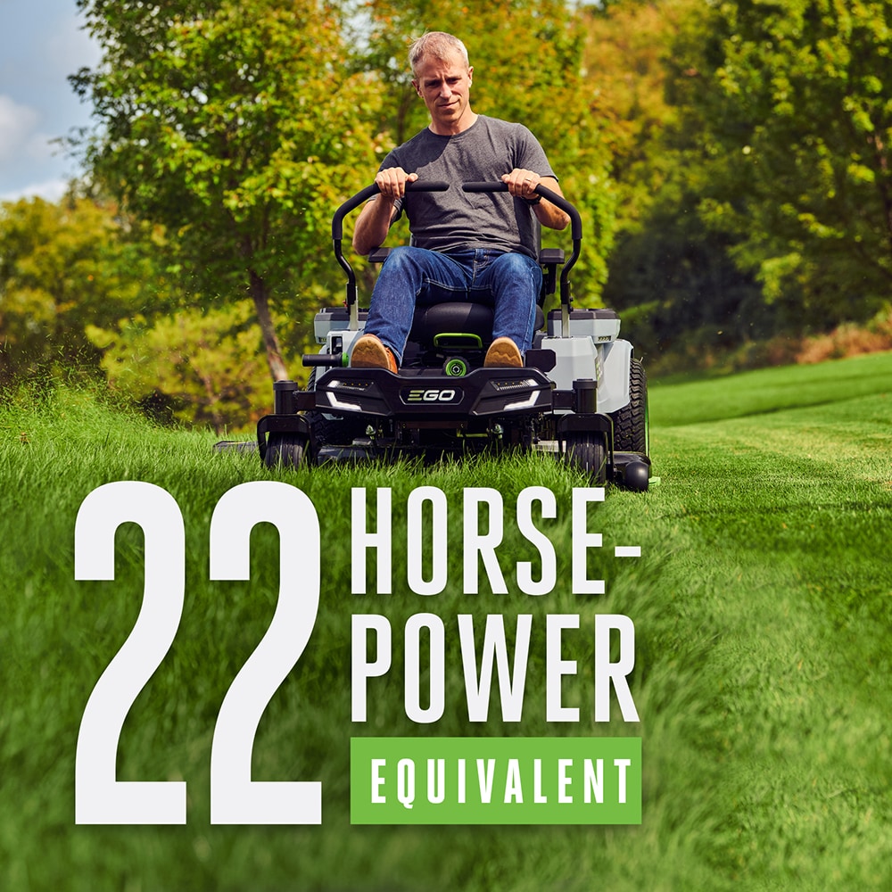 EGO EGO POWER+ 22-HP Brushless Motor Direct Drive 42-in Zero-turn Lawn  Mower with Mulching Capability (Kit Sold Separately) (CARB) & EGO POWER+ Z6  