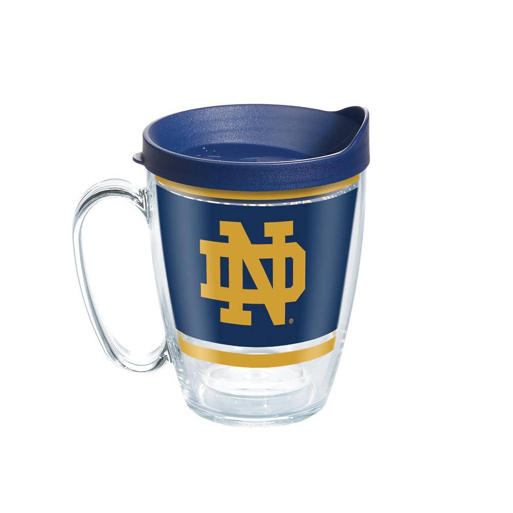 Tervis 1277390 Notre Dame Fighting Irish NCAA 16-fl oz Plastic Travel Mug