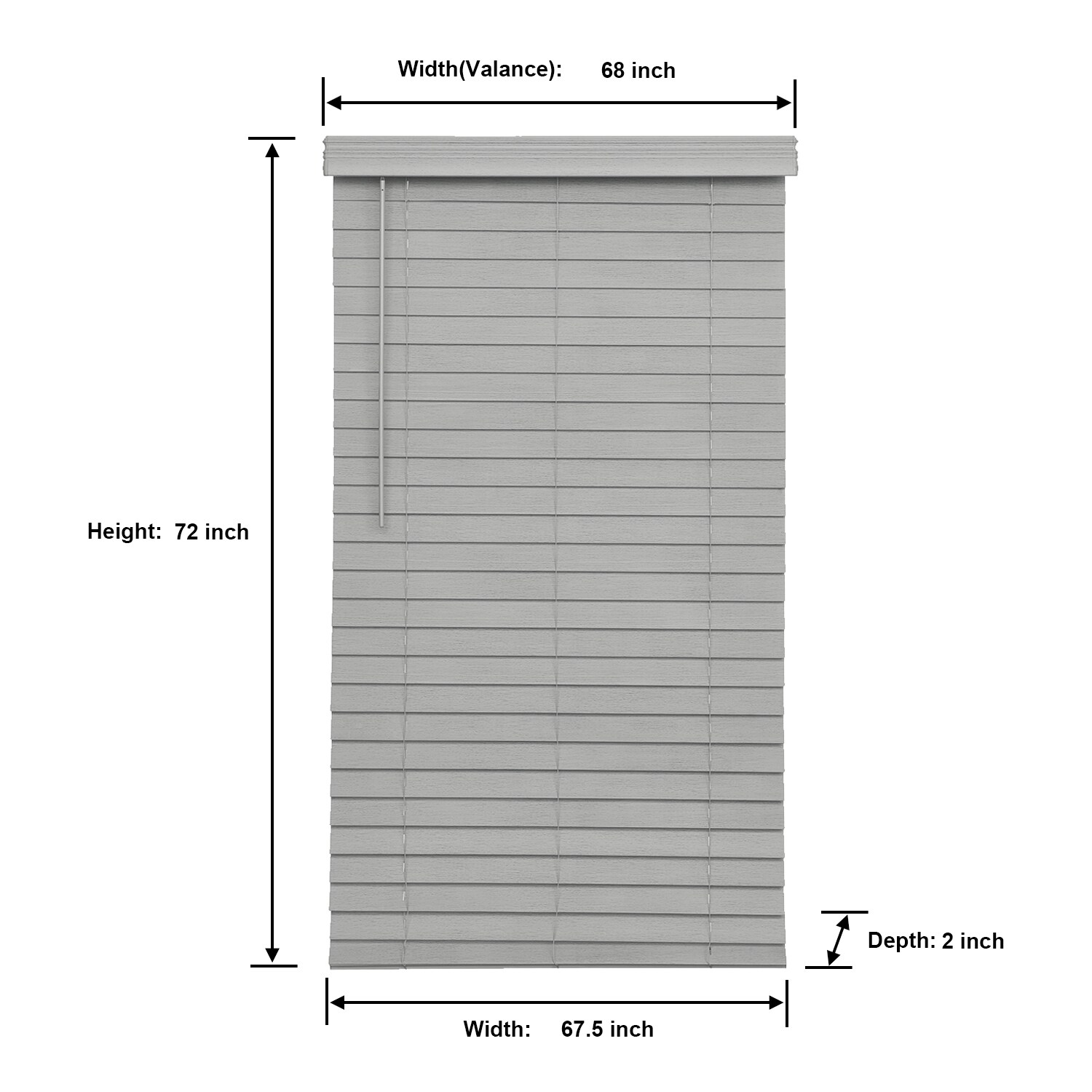 allen + roth DFHSB7272-67.5 blinds - View #7