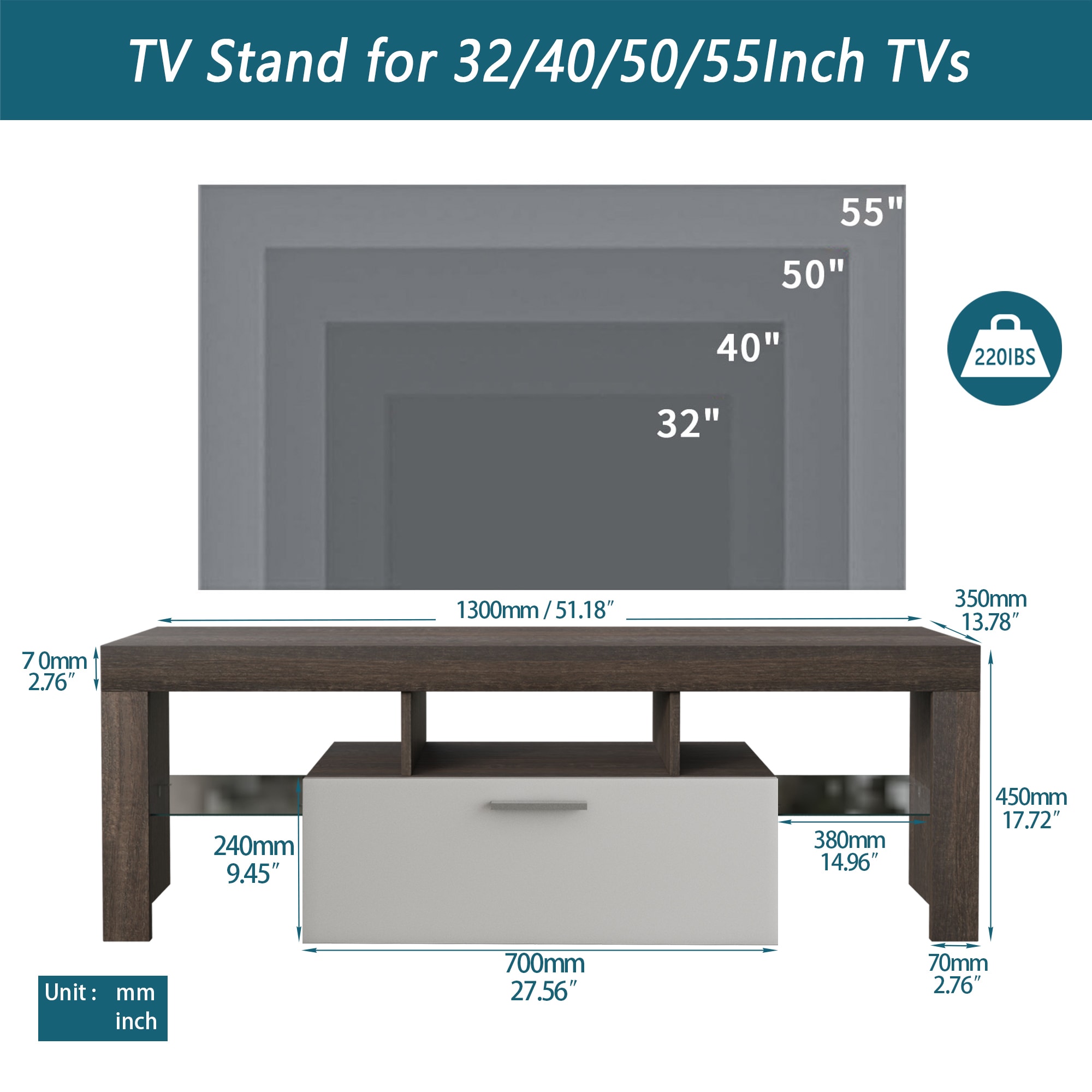 WELLFOR TRX-646AN Tv-Stands - View #11