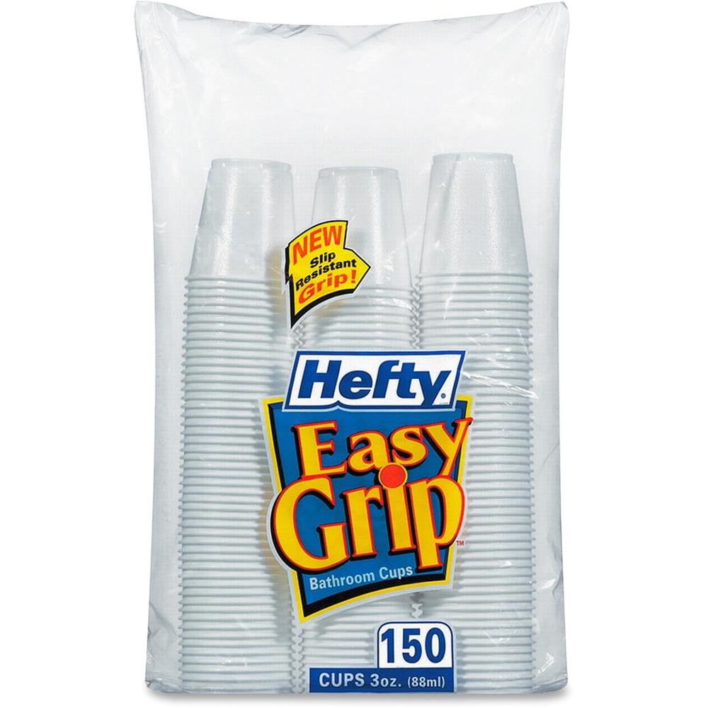 Hefty 150-Count 3-oz White Plastic Disposable Cups at