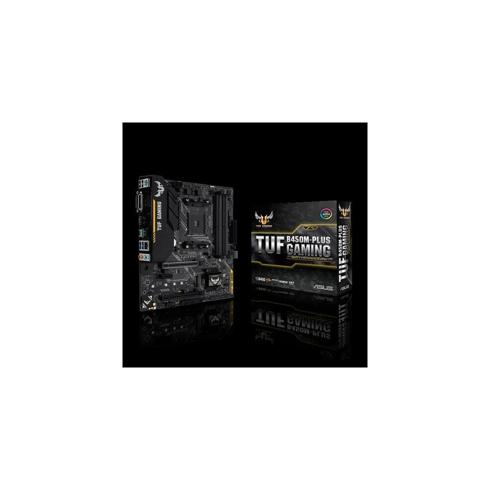 Asus AZTY22643  TUF B450M-PLUS GAMING Motherboard GAMING AMD AM4 B450 Max 64GB DDR4 Windows 10 Micro ATX