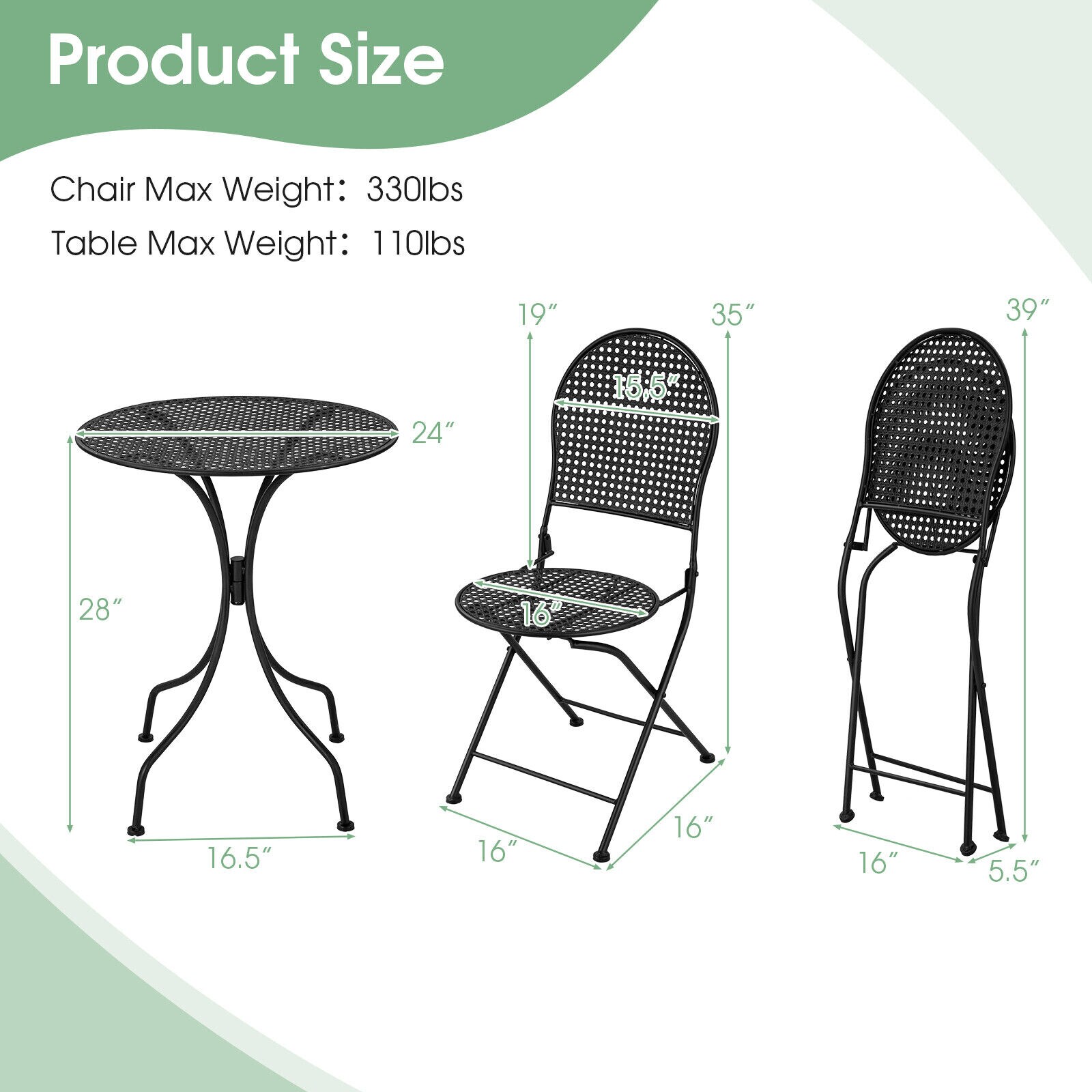 Iseryn DW48106 Patio-Dining-Sets - View #2