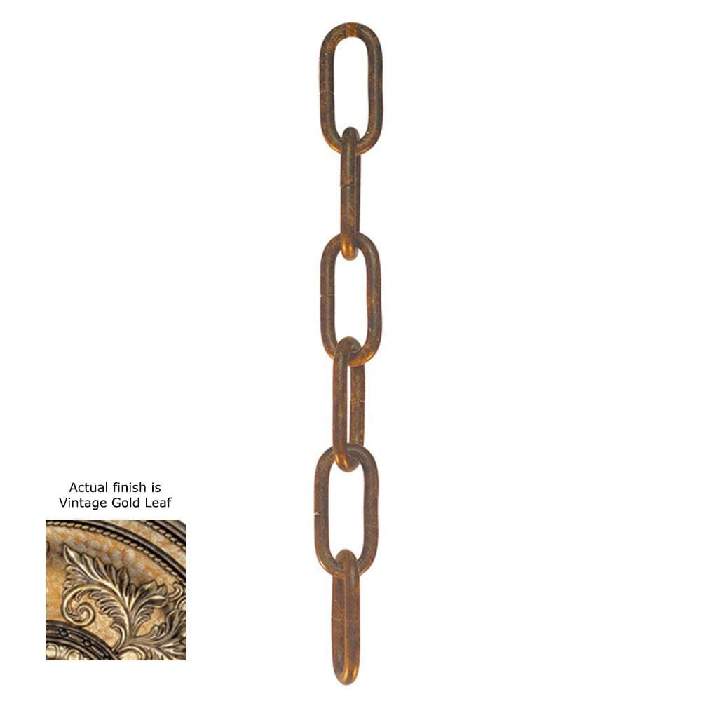 Livex Lighting 5610-65 12-ft Vintage Gold Leaf Lighting Chain