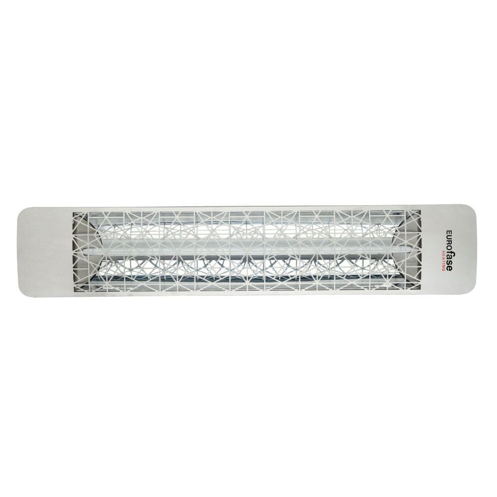 Eurofase  Heating - 2500 Watt Single Element 39 Inch Electric Patio Heater-240 Voltage-Stainless Steel Finish-Astra Decorative Fascia