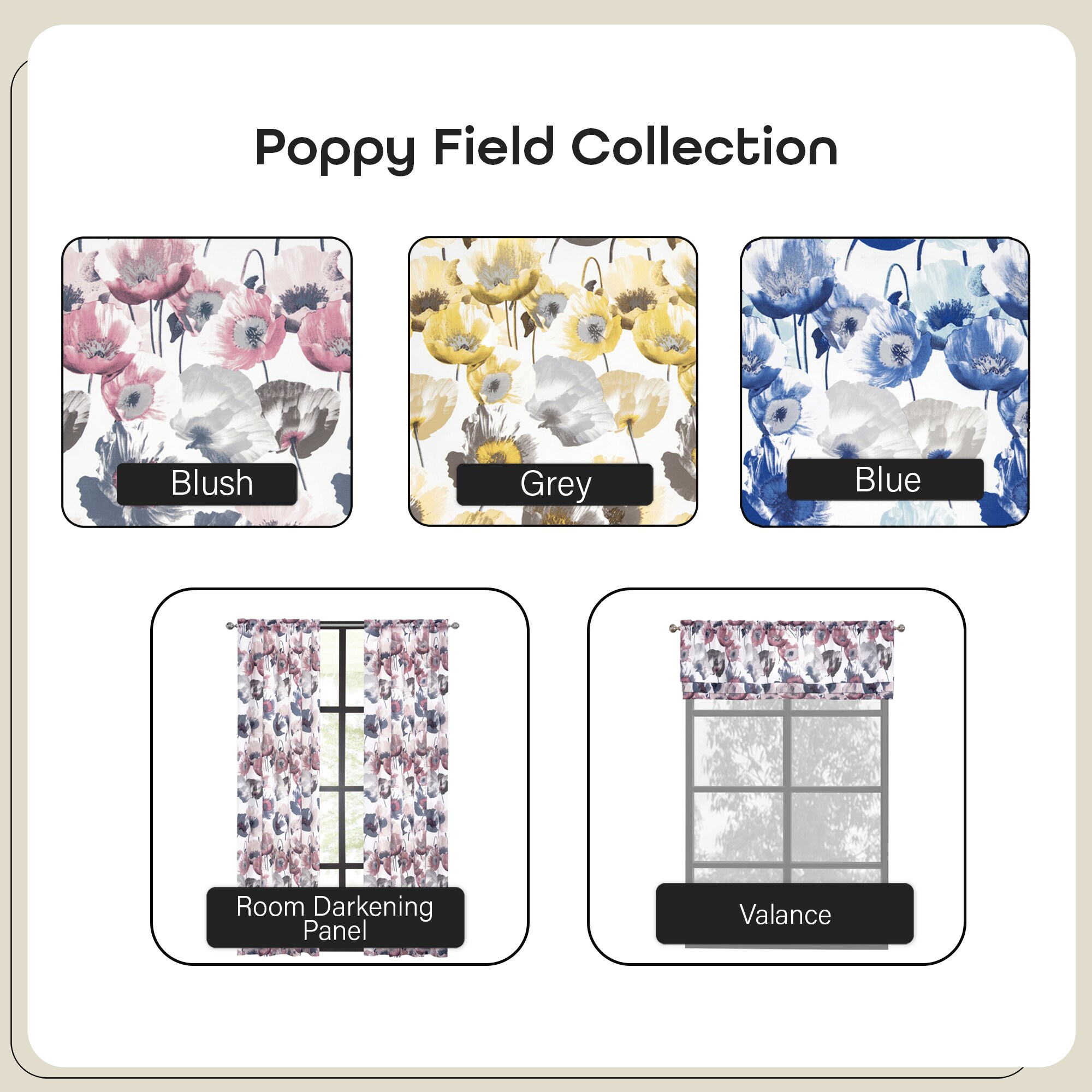 Achim POVL17BH06 valances - View #7