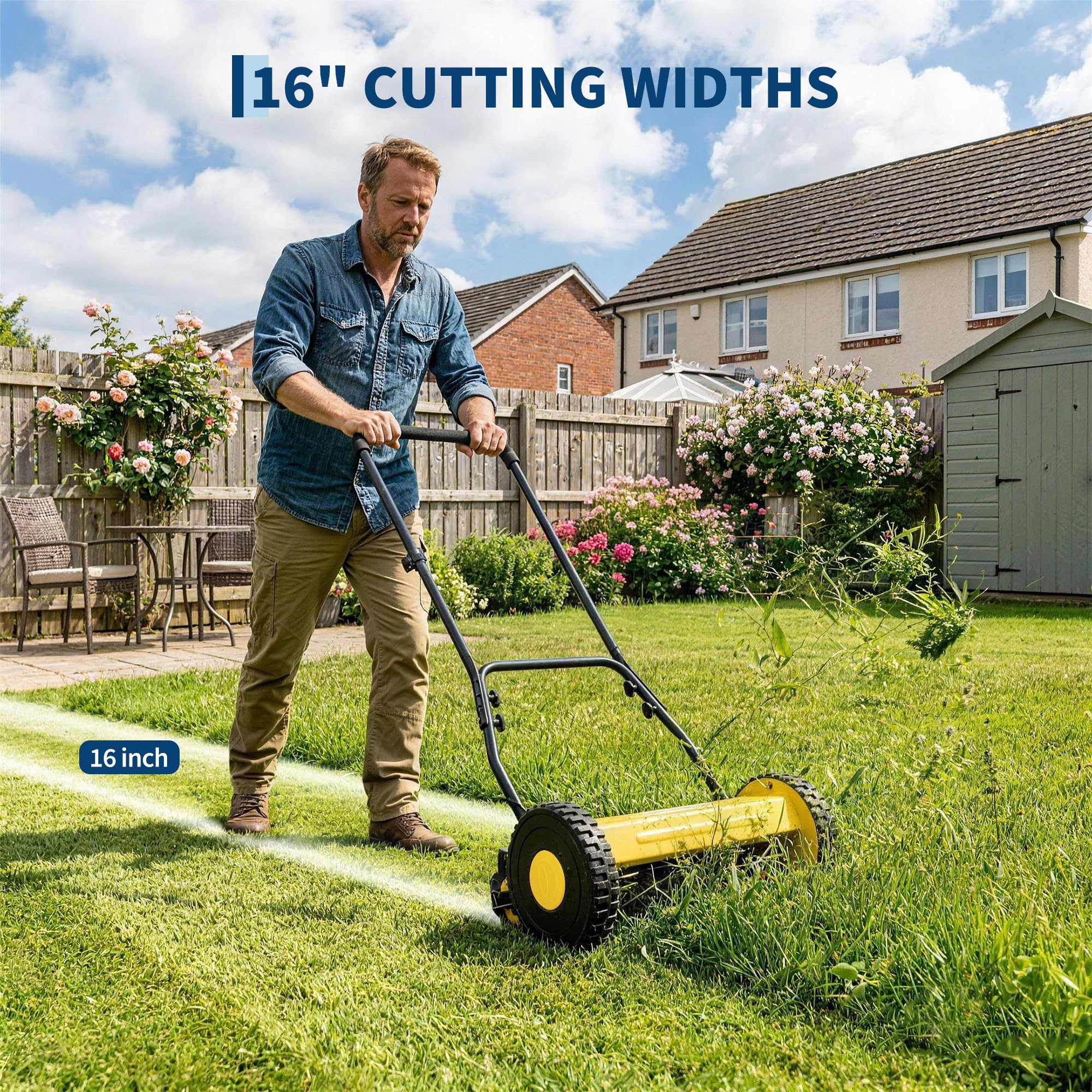 CazToi LYUPHK-34L8A3GU Push-Mower-Reel - View #2