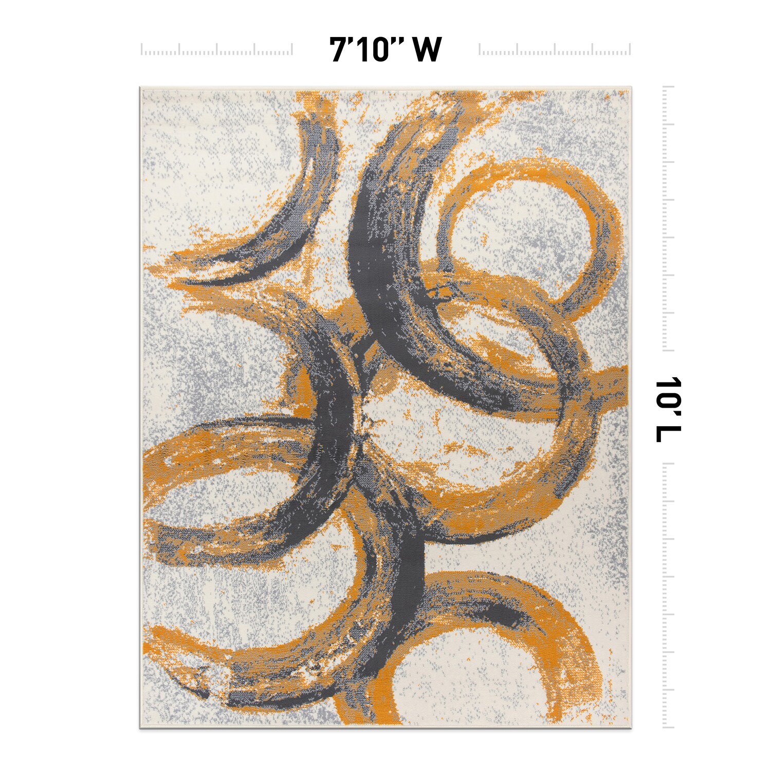 World Rug Gallery 3013YELLOW8X10 rugs - View #2