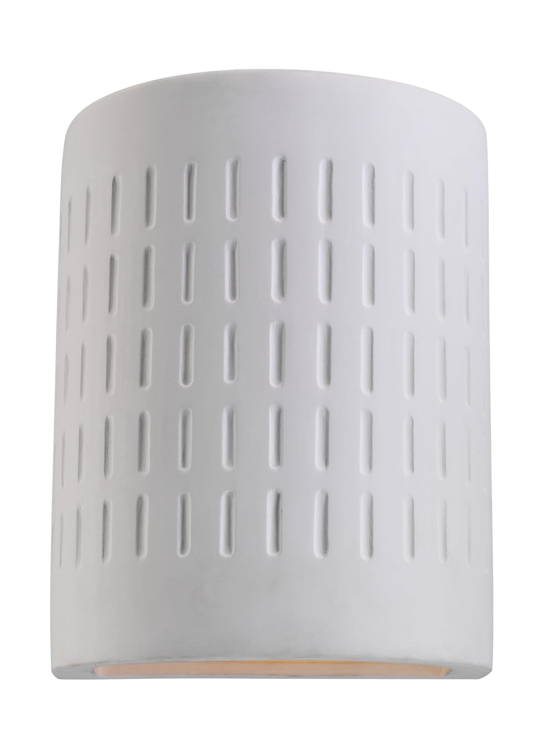 Sea Gull Lighting Paintable Ceramic Sconces 10-in H Unfinished Ceramic Dark Sky Medium Base (E-26) Outdoor Wall Light ENERGY STAR