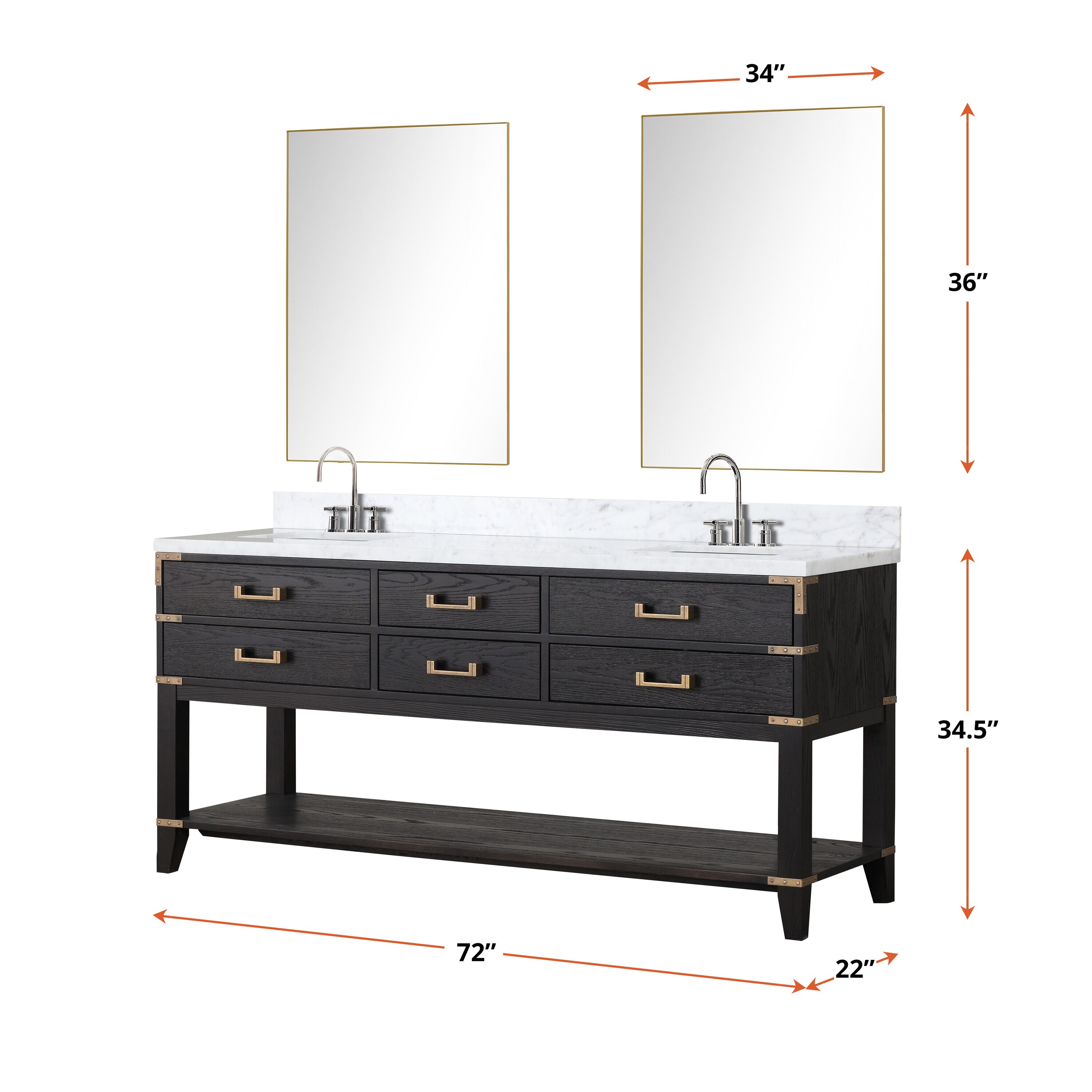 Lexora LVGR72DJ110 Bath-Vanity-Combo - View #7