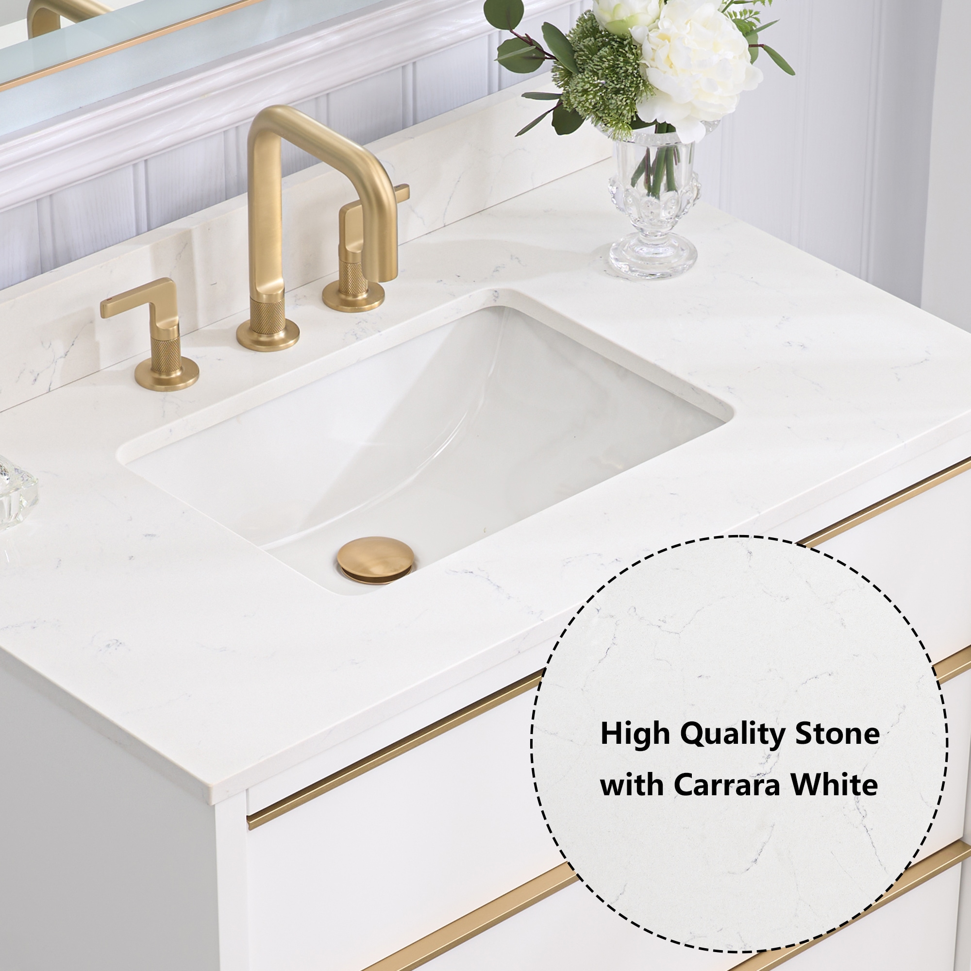WELLFOR NOLAN36QZ-WT Bath-Vanity-Combo - View #18