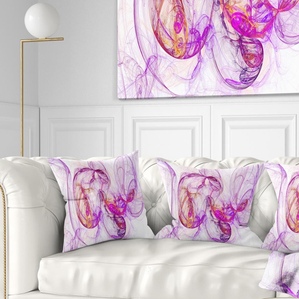 Designart CU7967-18-18 18-in x 18-in Purple Indoor Decorative Pillow