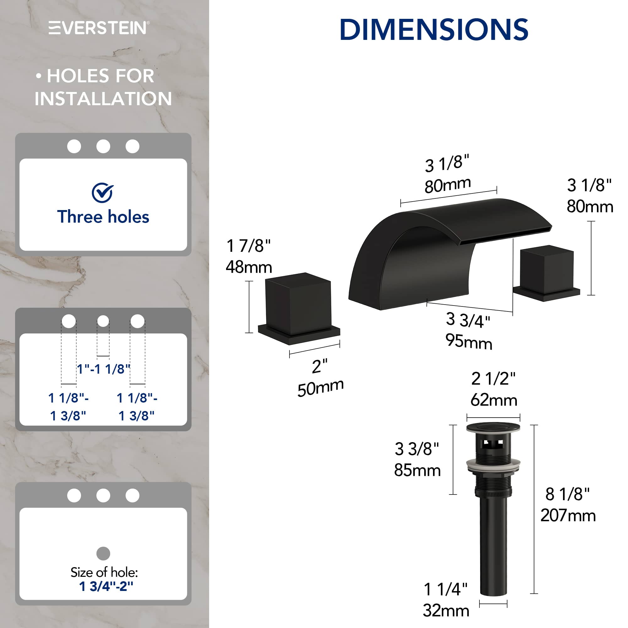 EVERSTEIN SFS-1148-BK Lavatory-Faucets - View #10