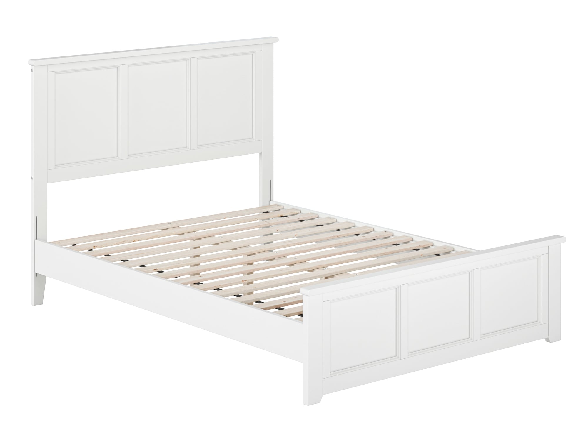 AFI Furnishings White Full Wood Low-profile Bed in the Beds department ...