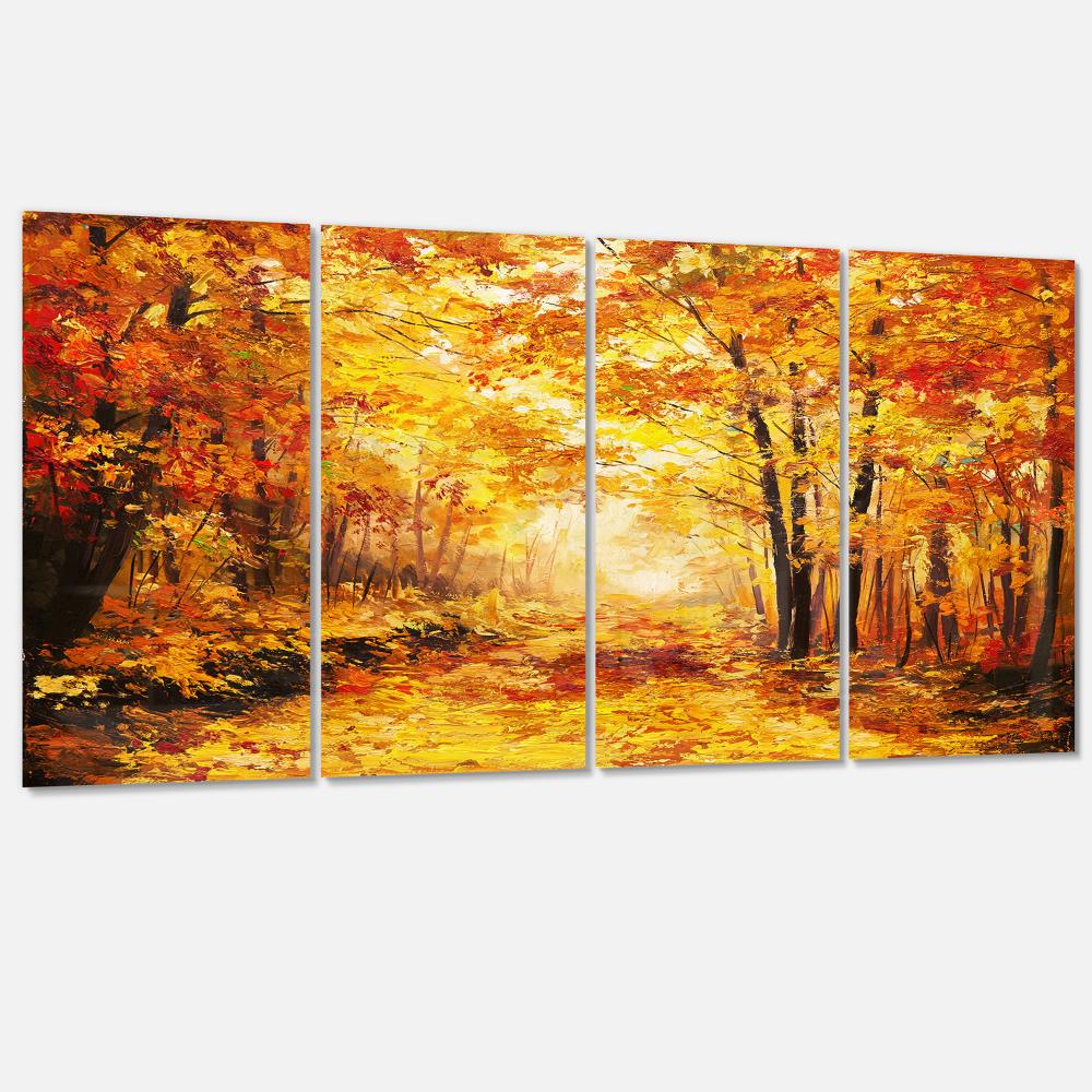 Designart 28-in H x 48-in W Landscape Print on Canvas at Lowes.com