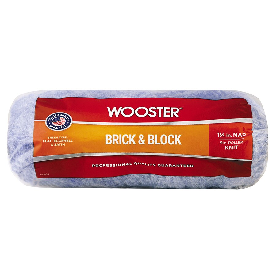 Wooster LR619-9 9-Inches x 1-1/4-in Nap Standard Knit Synthetic blend Paint Roller Cover