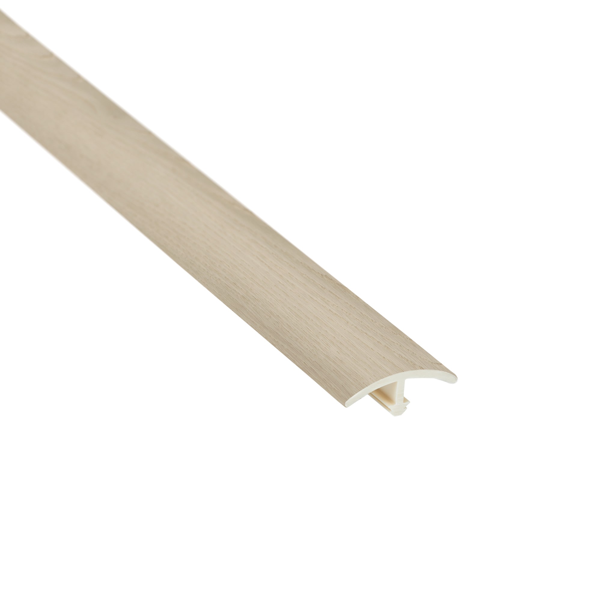 SMARTCORE By COREtec Trenton Oak 3/8-in T x 1-3/4-in W x 94.49-in L Prefinished Oak PVC T-moulding Floor Moulding Trim