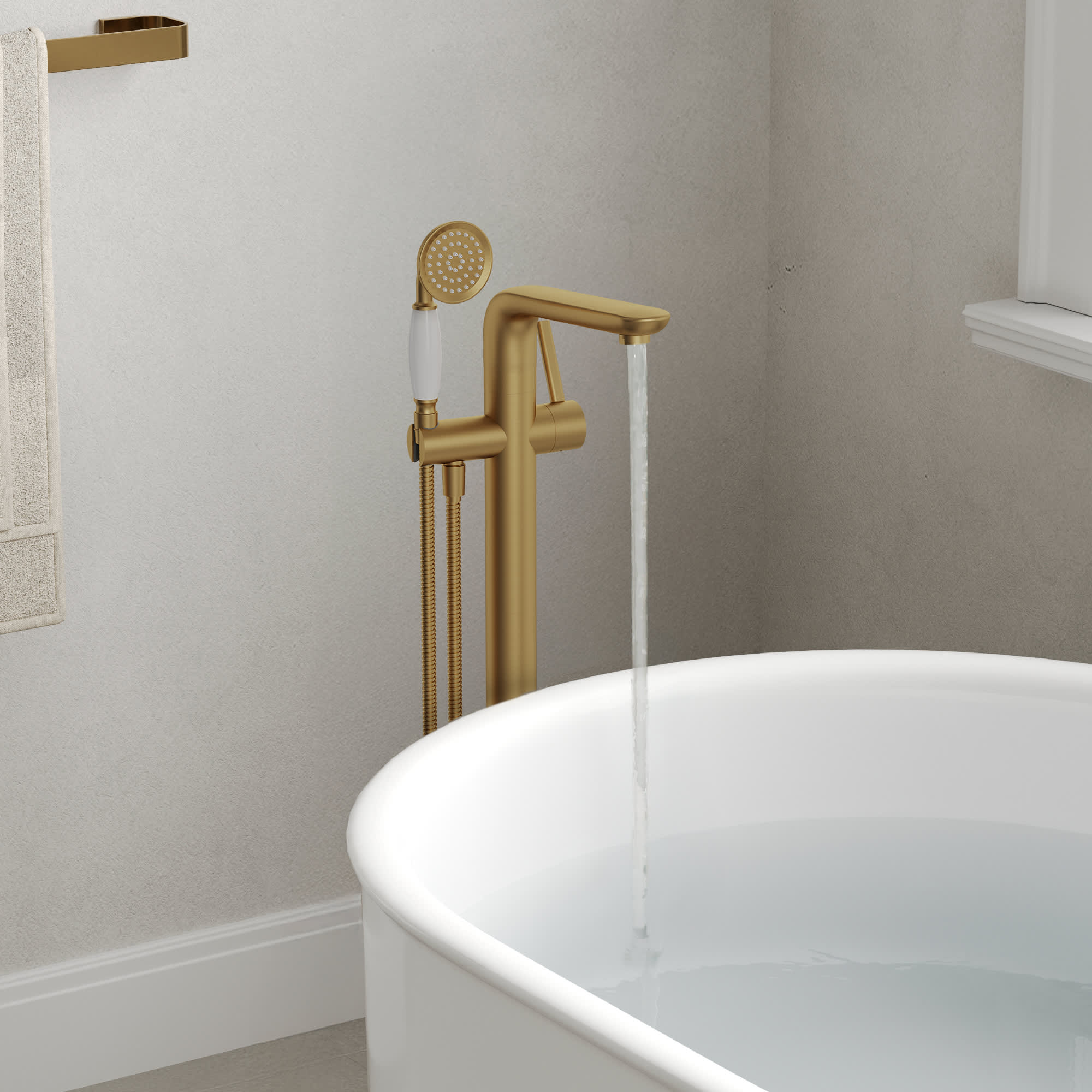 EVERSTEIN SFS-1187-GD Roman-Tub-Faucets - View #3