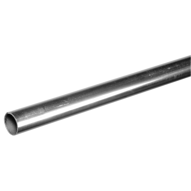 Steelworks Aluminum Round Tube 1X8-ft in the Tubes department at