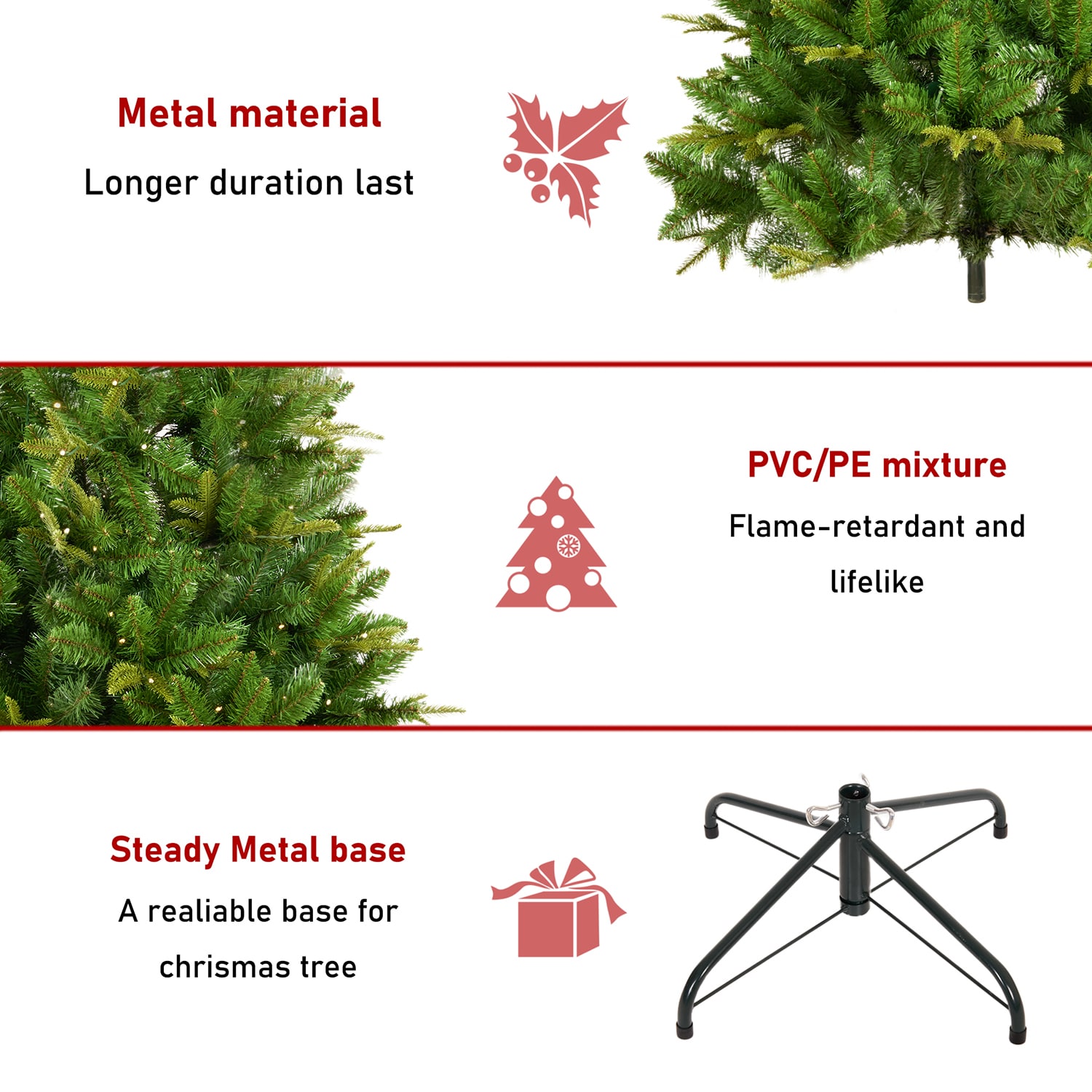 Bybafun YA7200004 Artificial-Christmas-Trees - View #7