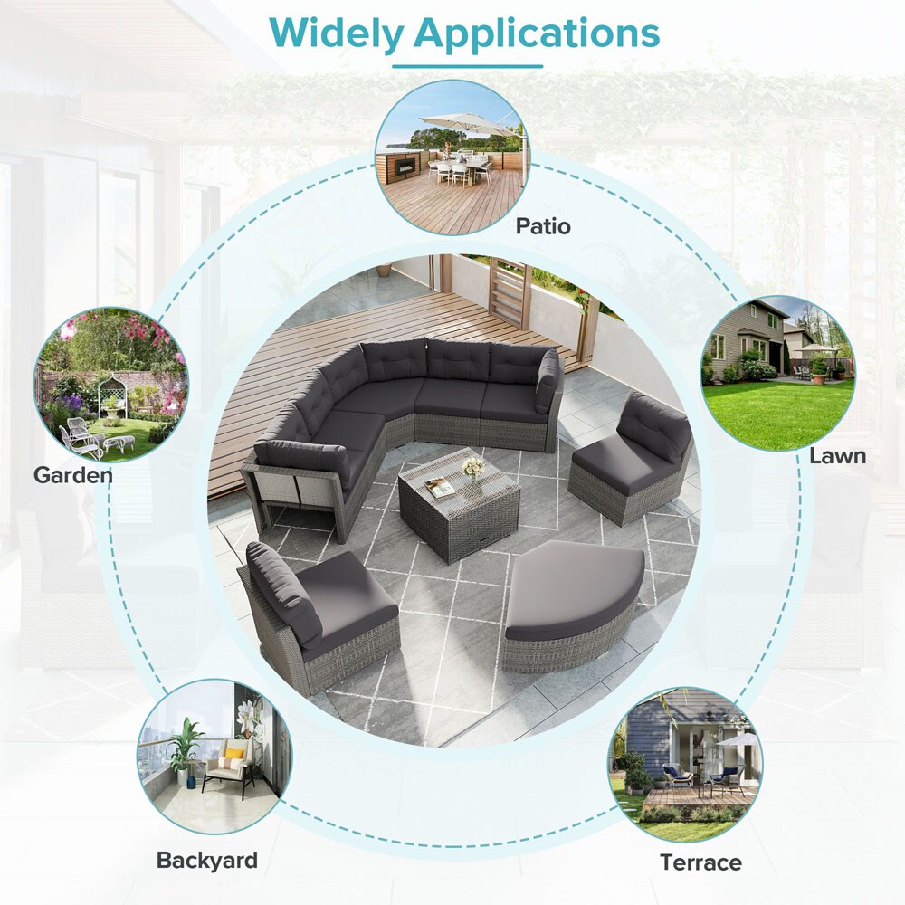 ModernLuxe L-SZ000010AAE Patio-Conversation-Sets - View #5
