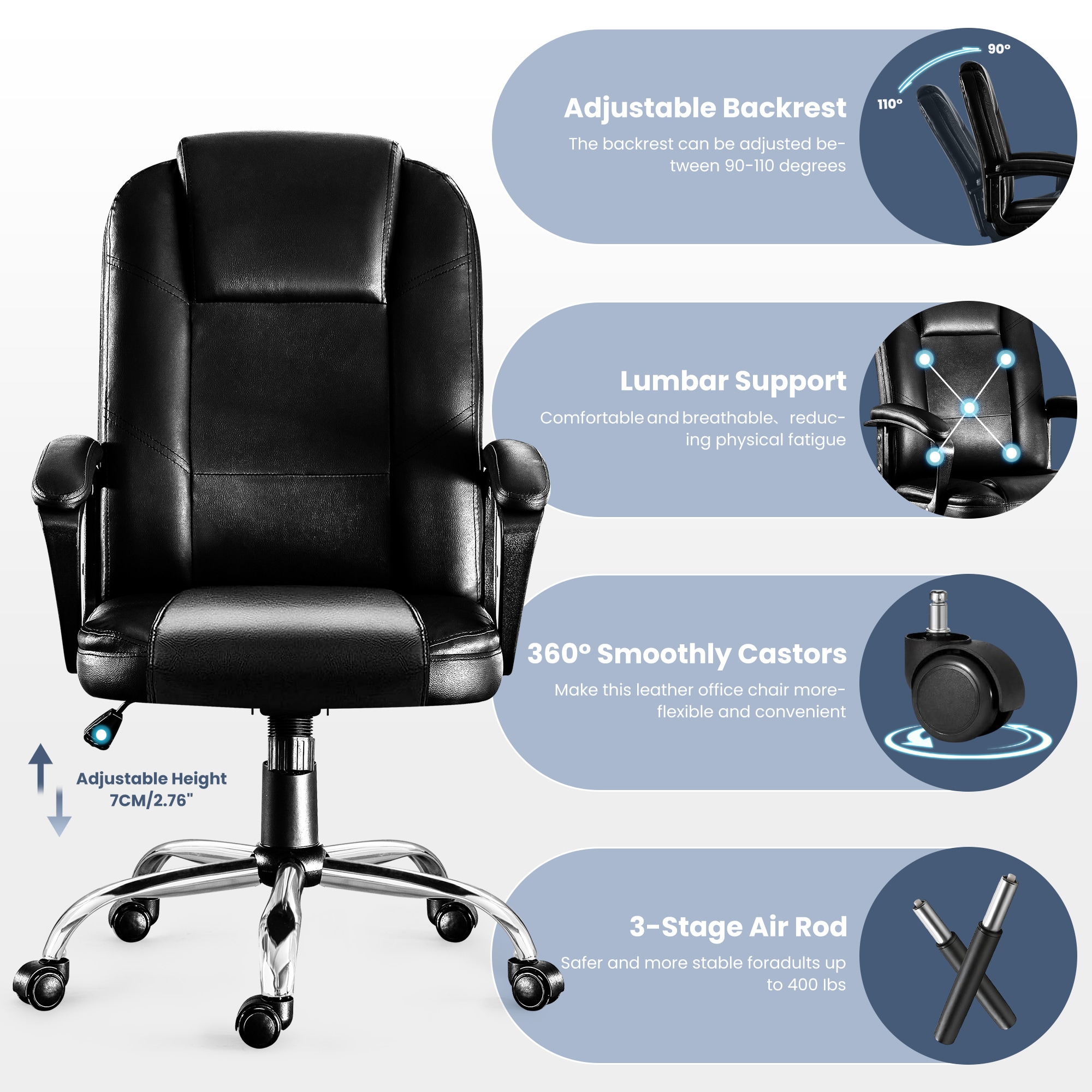 Sumyeg WF-HW66185BL-LA Office-Chairs - View #4