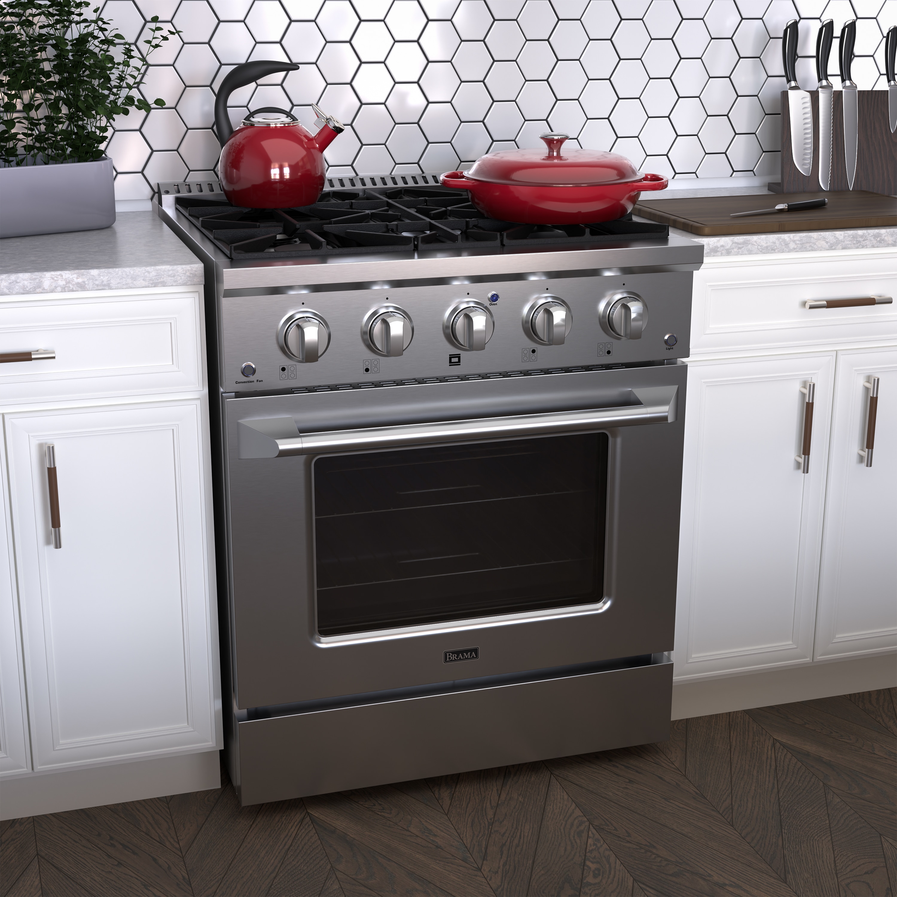 Brama BR3001SSGG Freestanding-Gas-Ranges - View #15