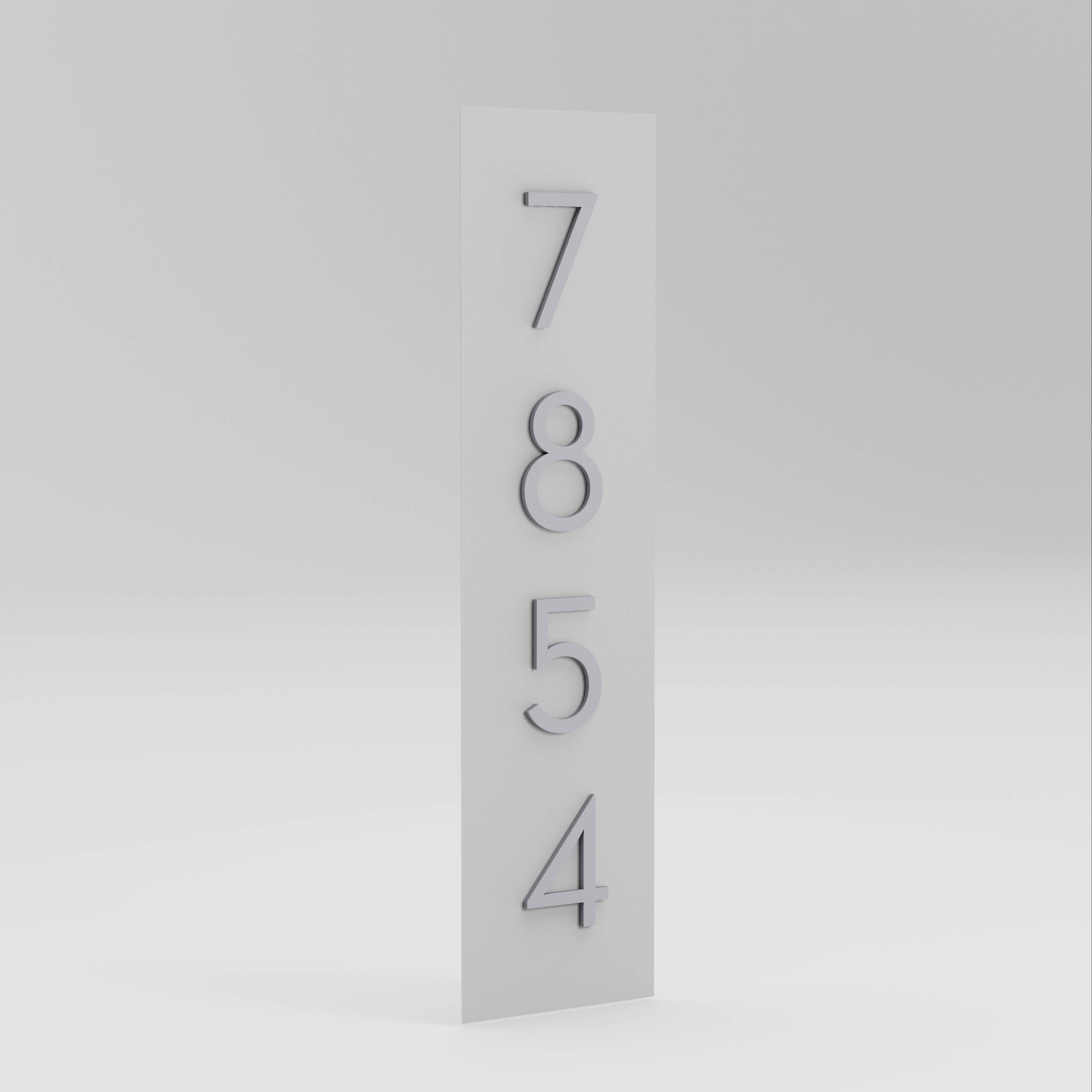 Post & Porch LARGESIMPLY-WHITE Outdoor-Plaques-Holders - View #3