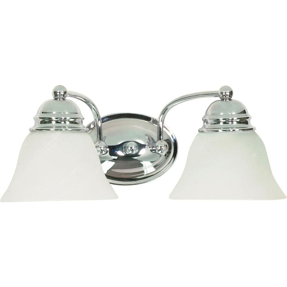  LW-SC514984 14.88-in 2-Light Polished Chrome Transitional Vanity Light