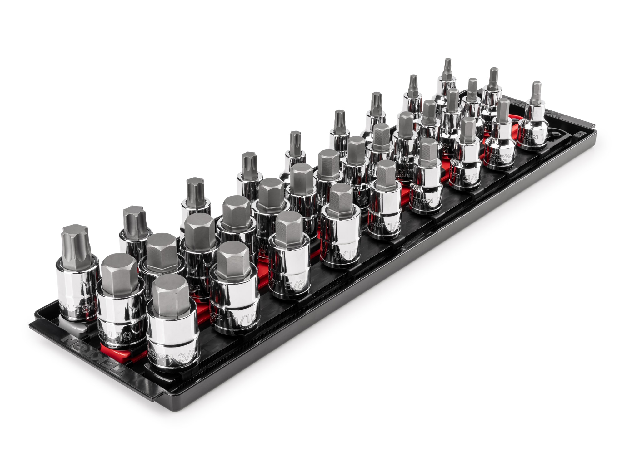 TEKTON SHB92203 32 -Piece 1/4-in Drive Set Hex/Torx Bit Driver Socket Set