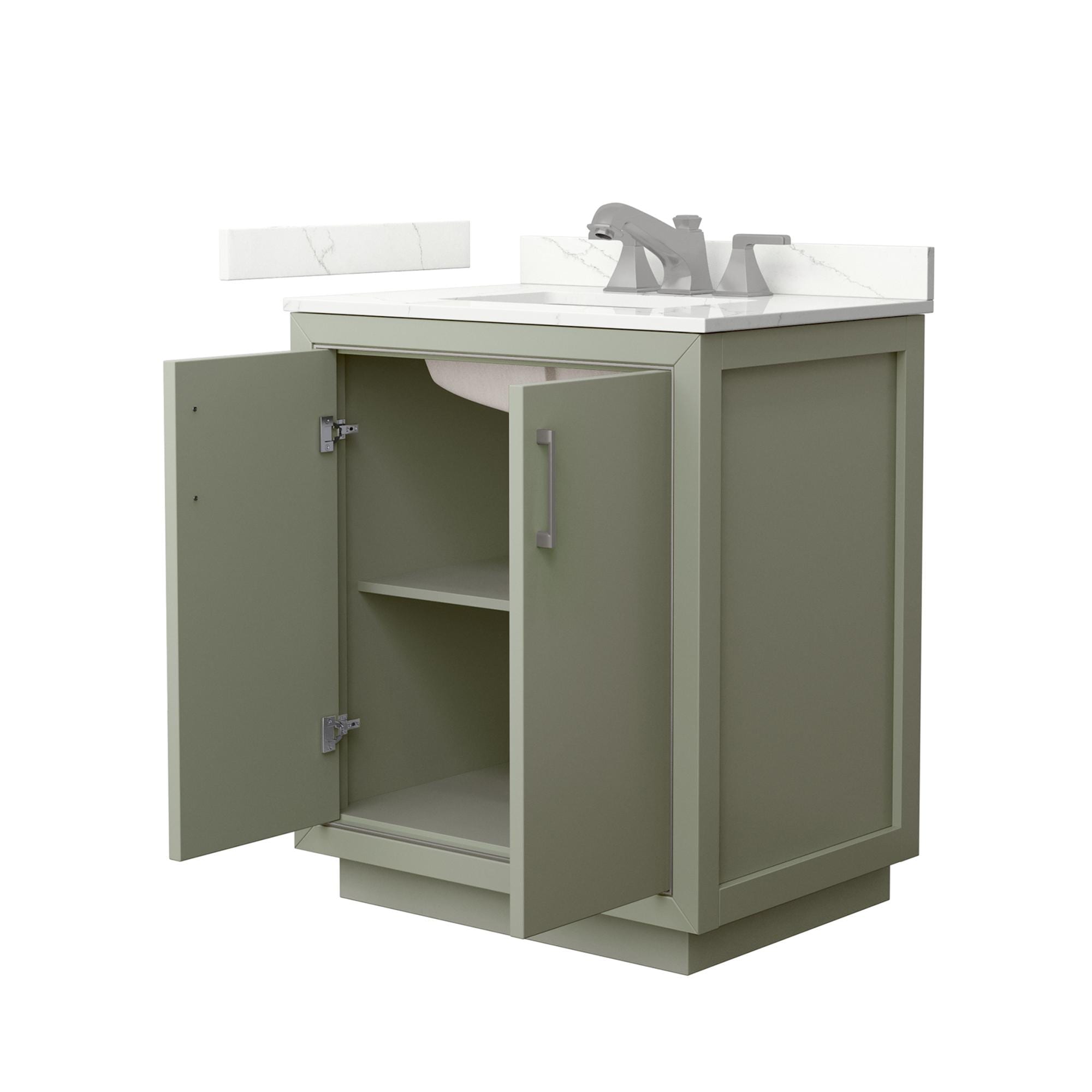 Wyndham Collection WCF111130SLGGTUS3MXX Bath-Vanity-Combo - View #2