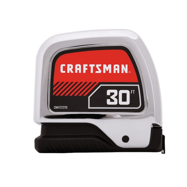 CRAFTSMAN CHROMELOCK 30-ft Auto Lock Tape Measure in the Tape