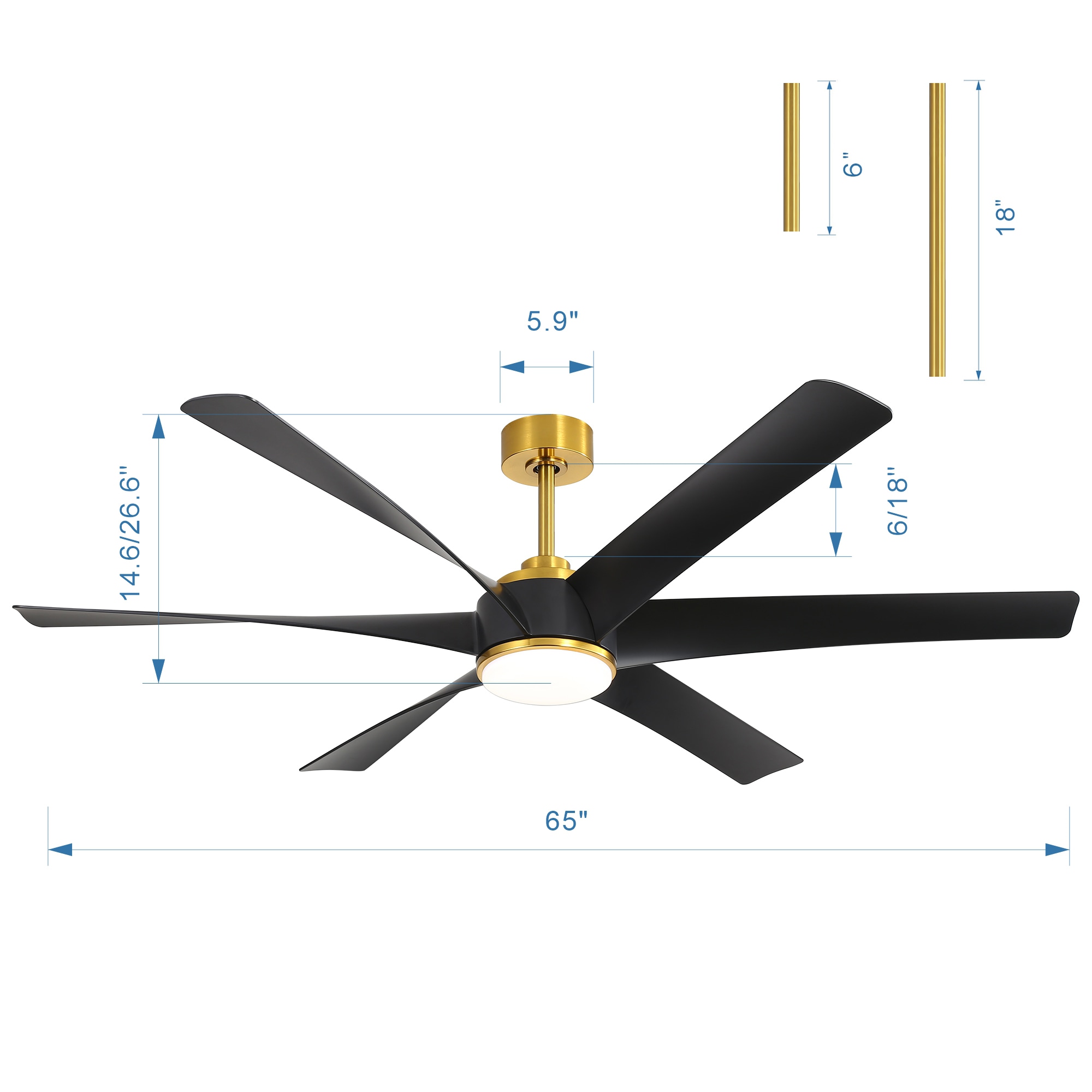 Breezary 25001-BK Ceiling-Fans - View #11