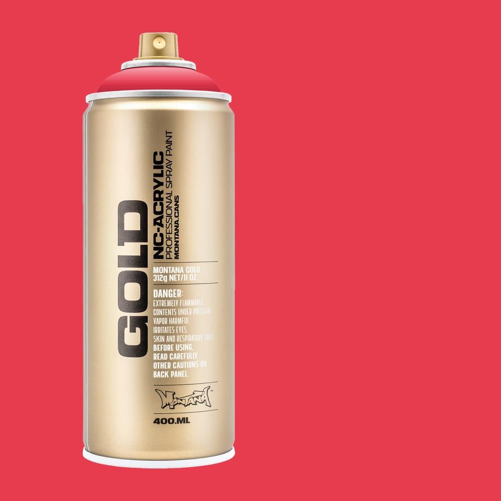 Montana Cans MXG-G3020 GOLD Matte Strawberry Spray paint ( NET WT. 11-oz )