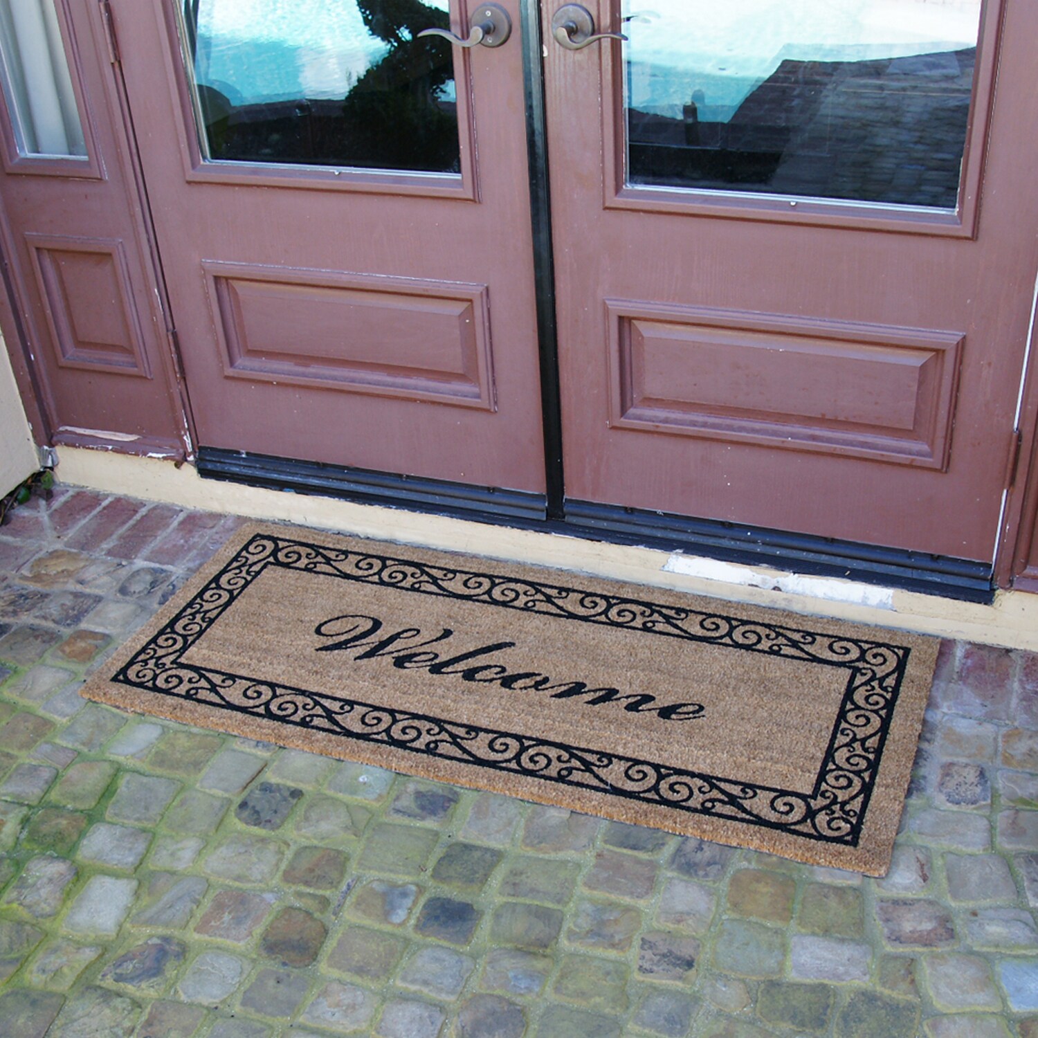 Front Door Mat Indoor Outdoor Welcome Welcome Outdoor Doormat
