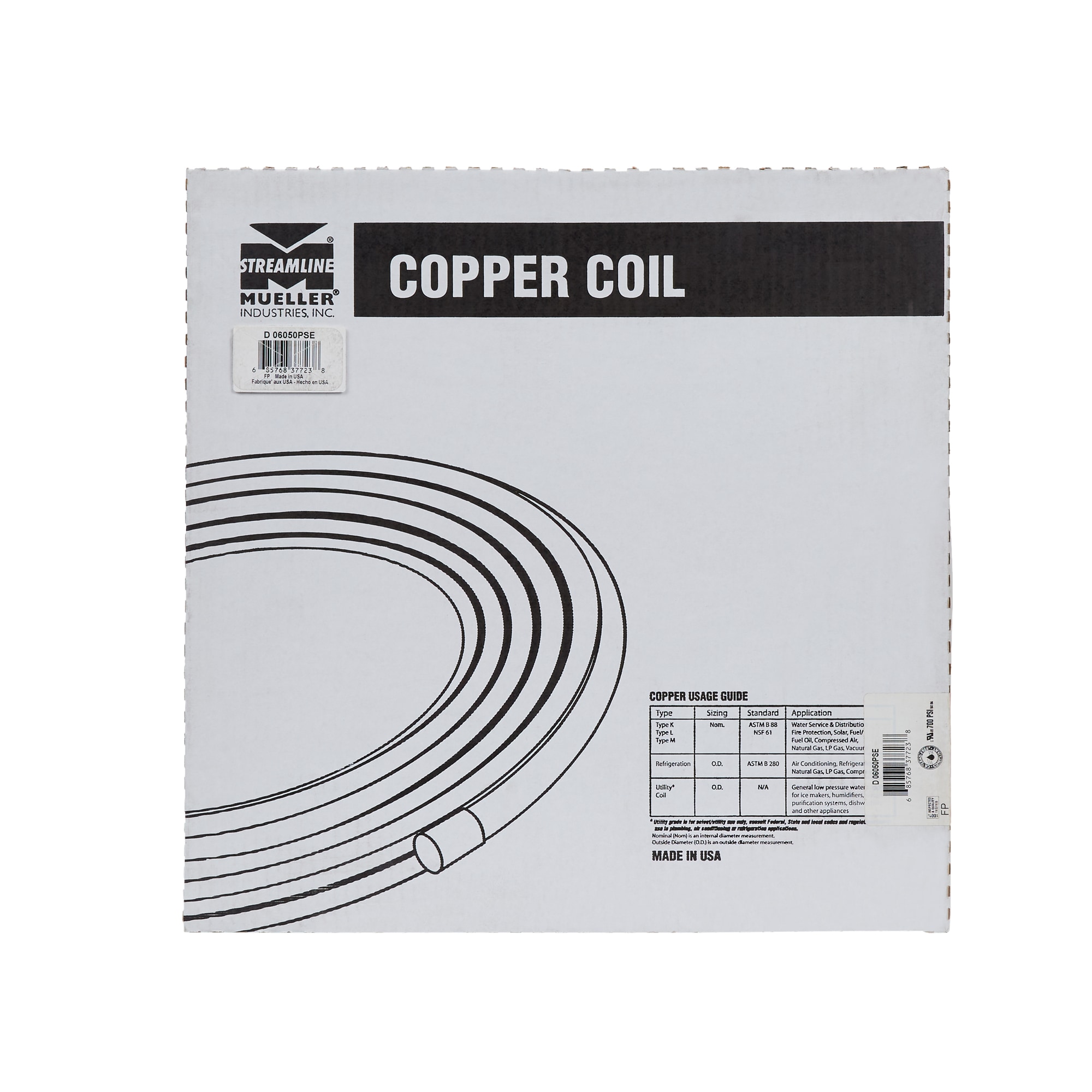 Copper pipe Copper Refrigeration Pipe 7/8" 15M Roll coils< COPPER COIL PIPE 