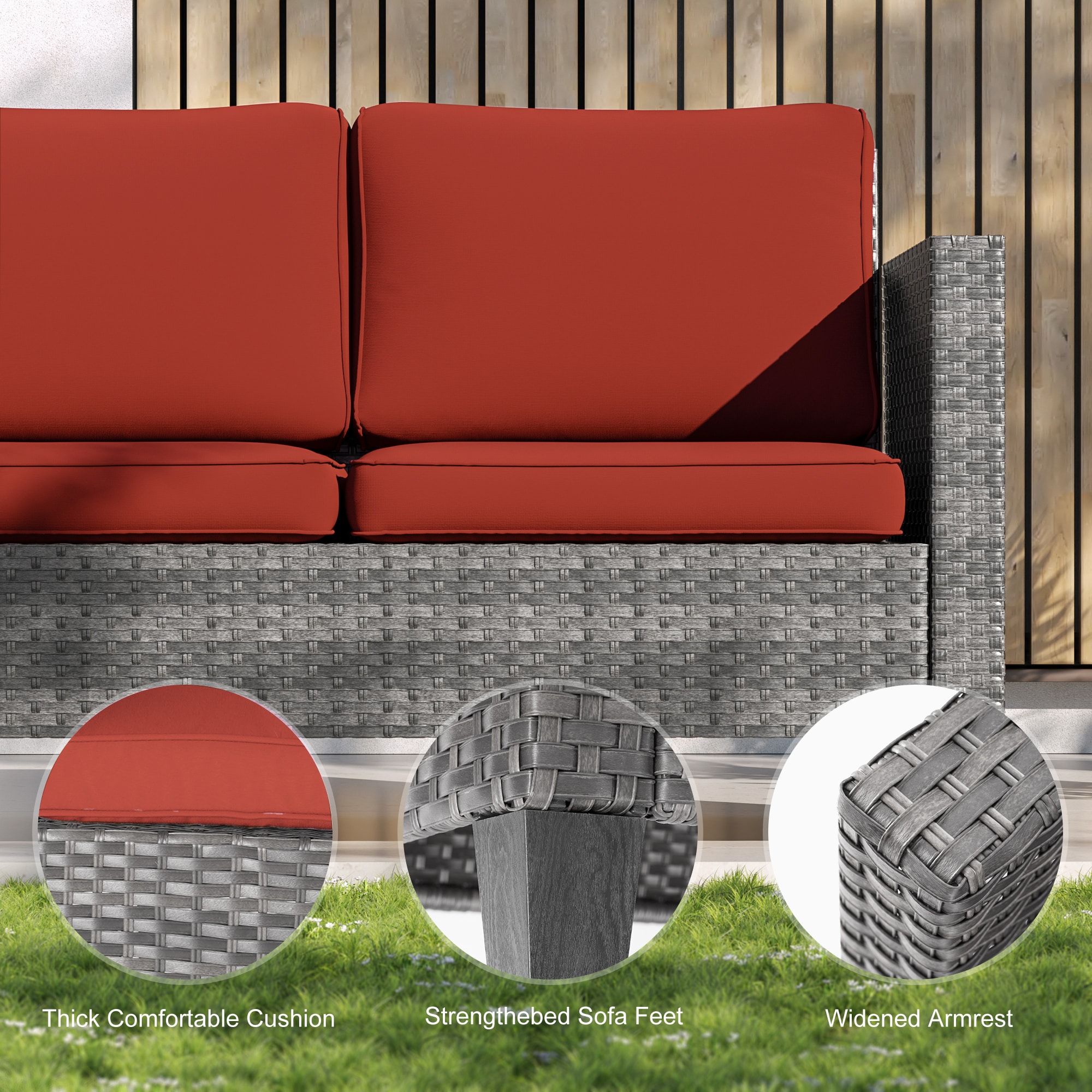 Sonkuki SD-PS-115HOG-S2T4 Patio-Conversation-Sets - View #5