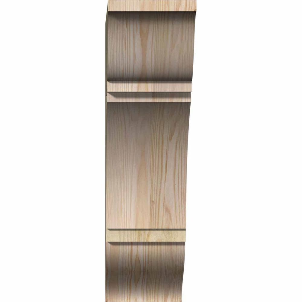 Ekena Millwork BKT06X18X22THR01RDF Exterior-Brackets-Braces - View #2