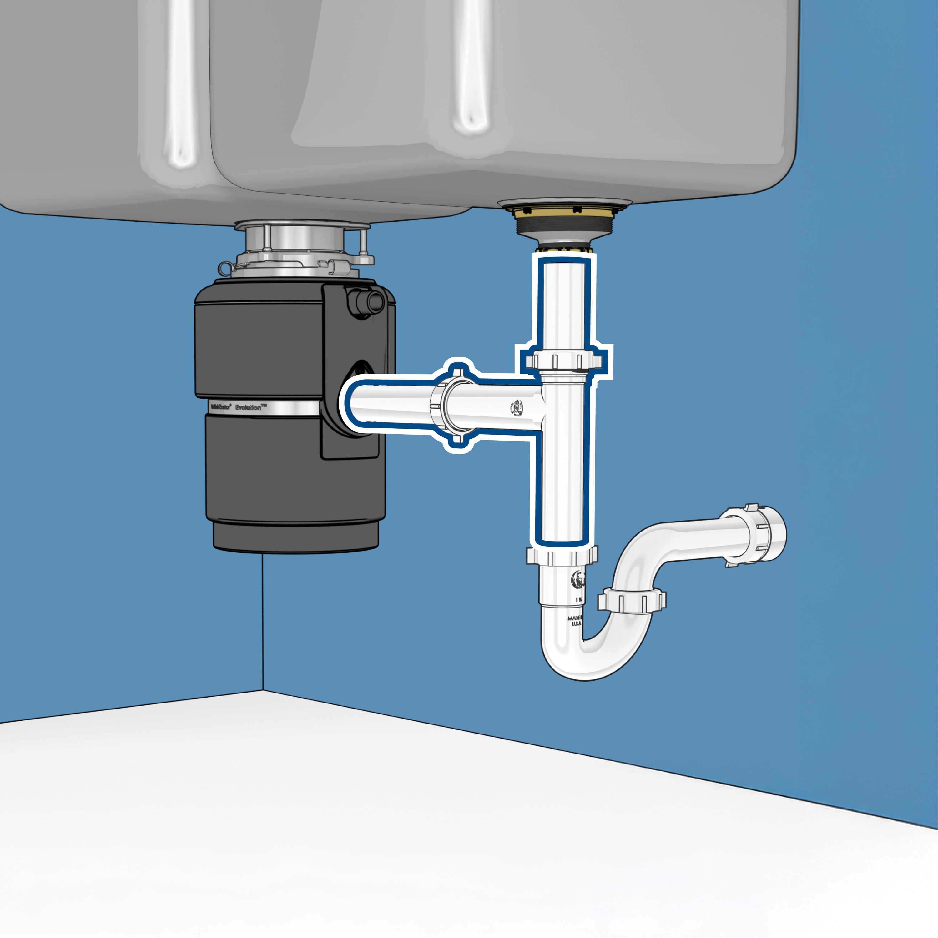 Dearborn 1000000653 Under-Sink-Tubular-Drainage - View #5