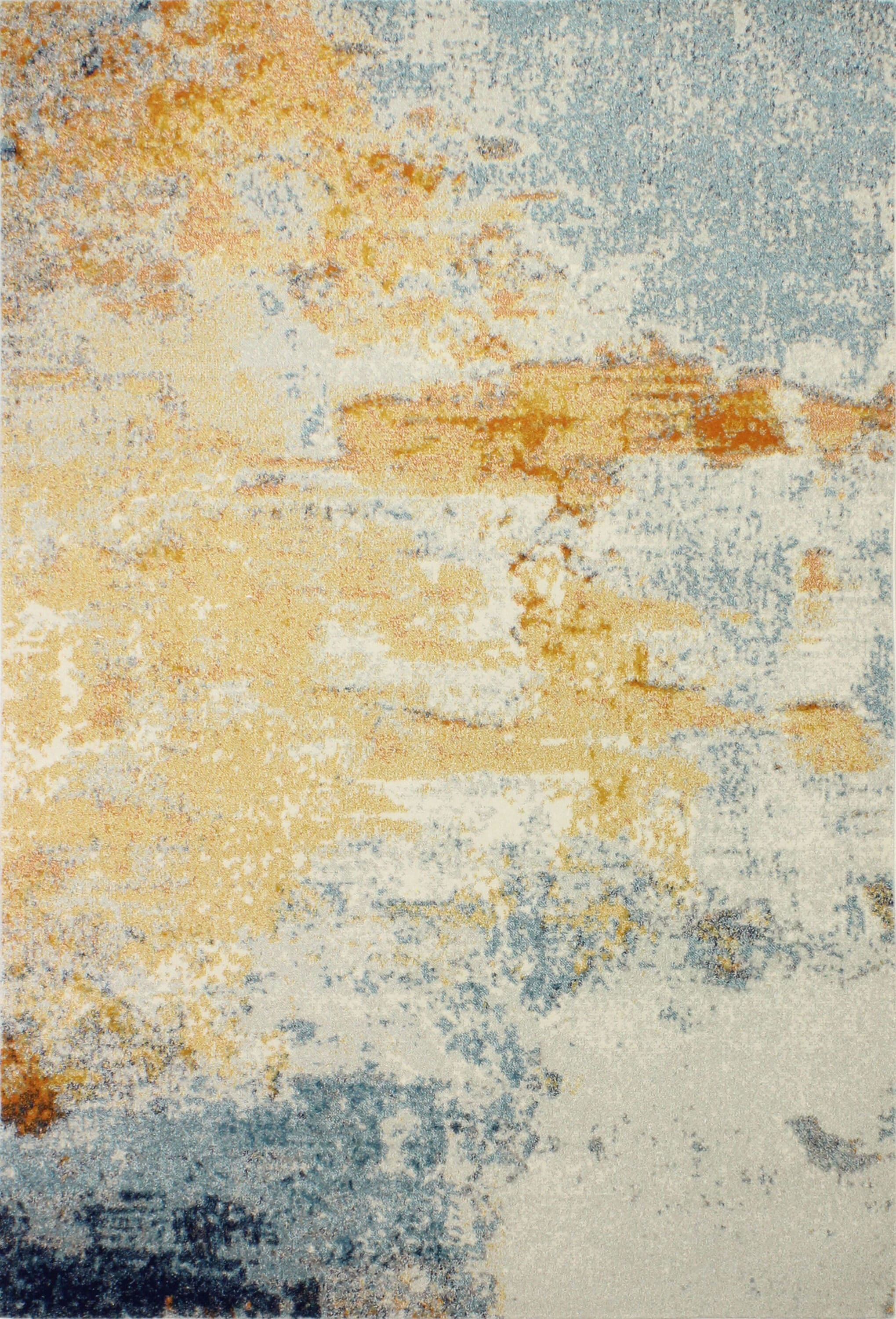 Bashian 649652247311 4 x 6 (ft) Woven Polypropylene Multi Rectangular Indoor Abstract Mid-Century Modern Area rug