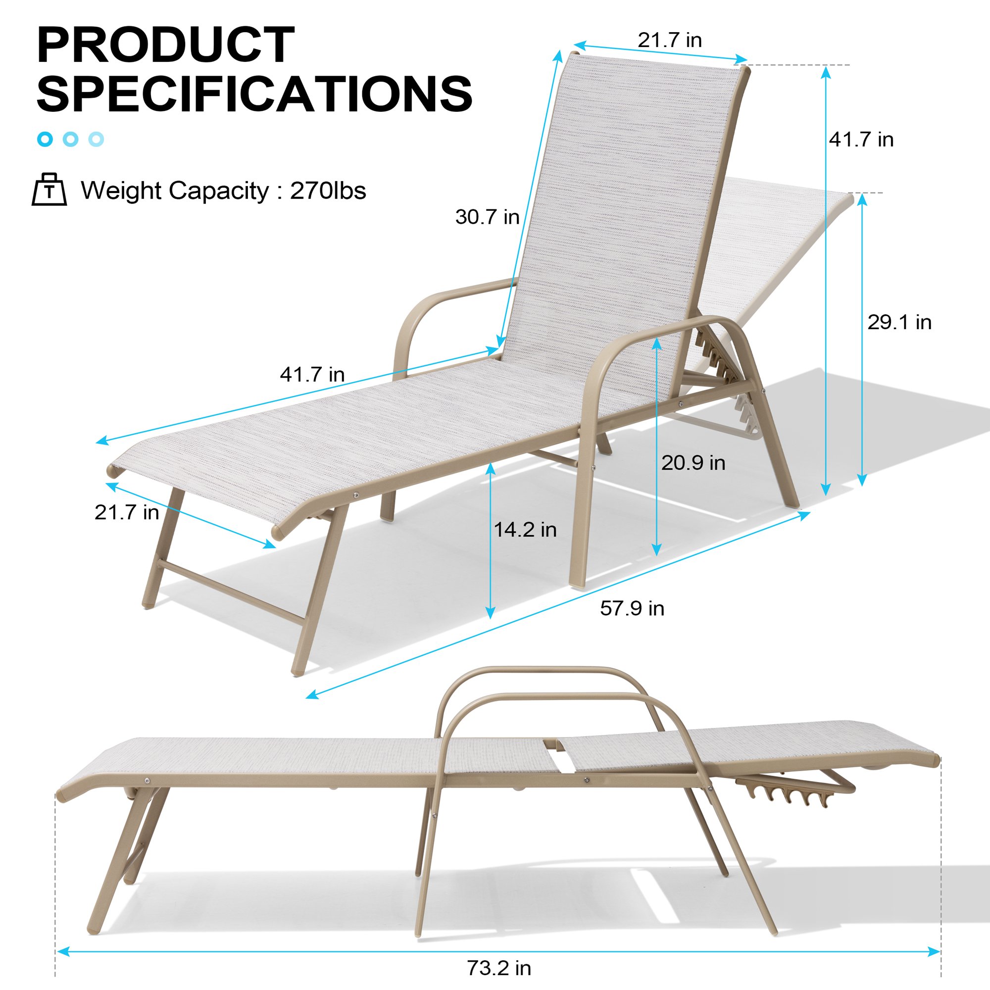 Crestlive Products CL-LG024WGB-2 Patio-Chairs - View #3