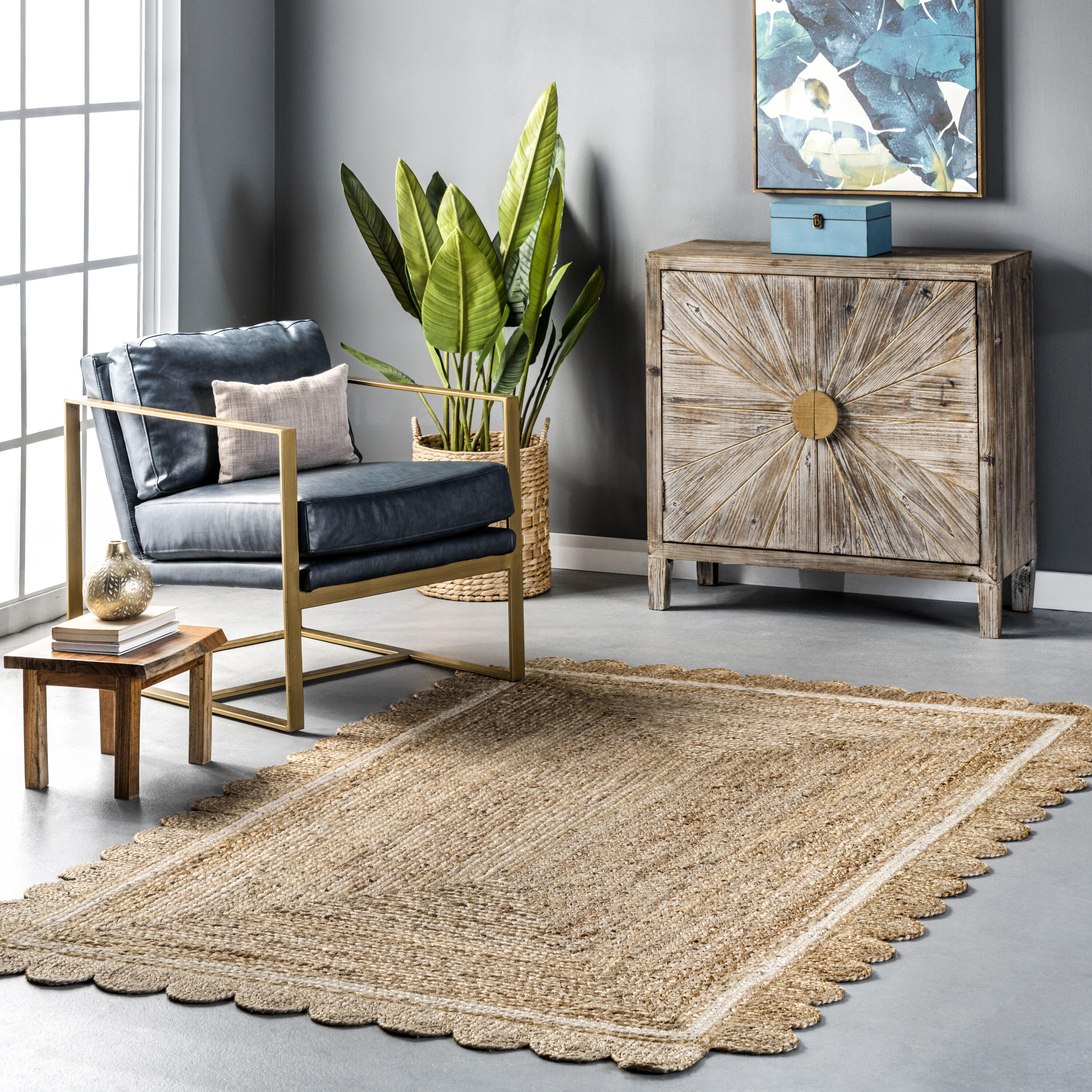 nuLOOM Hand Woven Chunky Woolen Cable Off White 8 ft. x 11 ft. Indoor Area  Rug