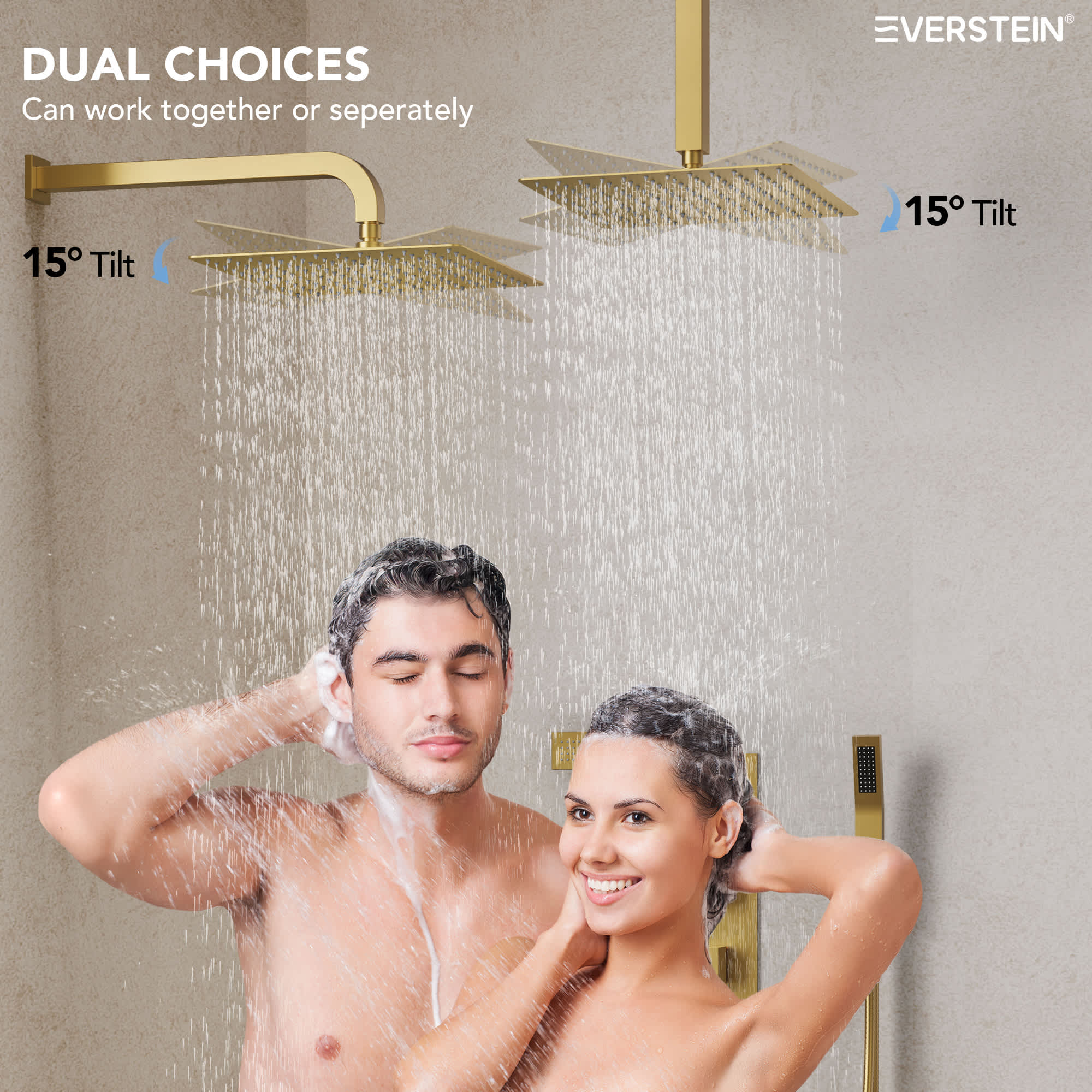EVERSTEIN SFS-1070-GD12 Tub-Shower-Faucets - View #6