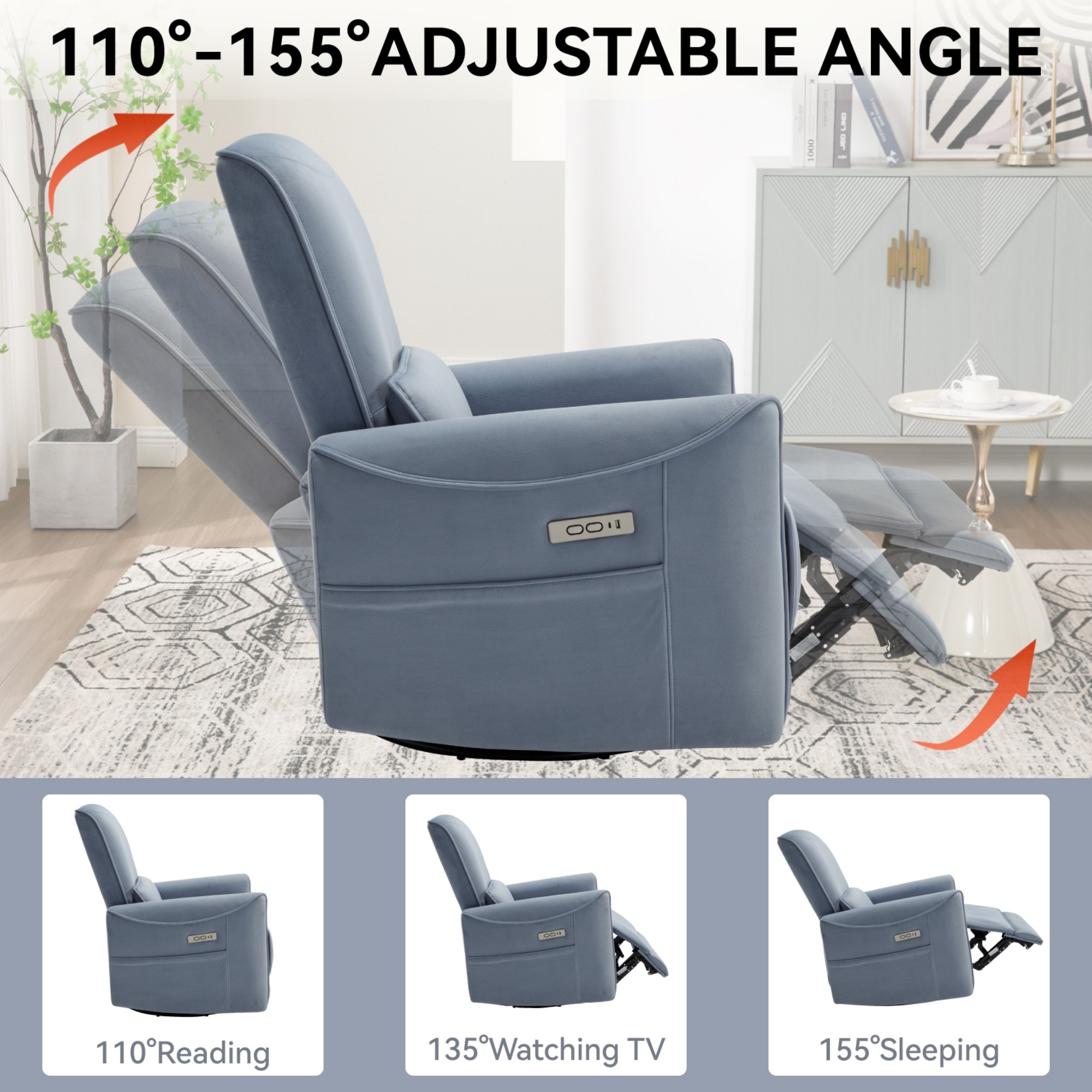 Boyel Living BL-CM812BL recliners - View #7
