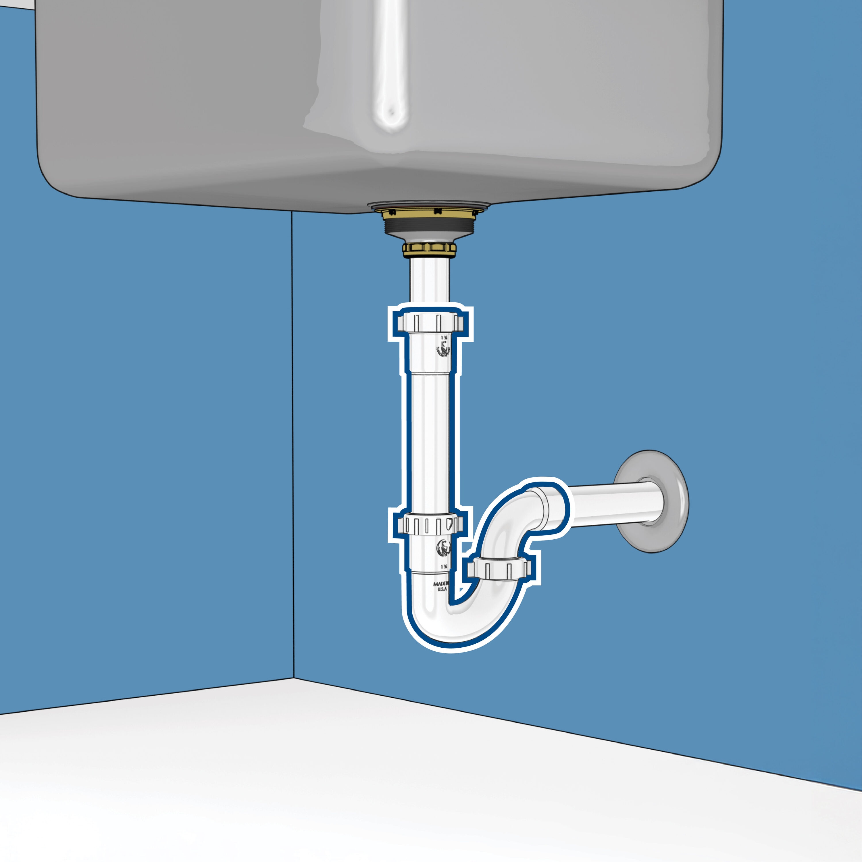 Dearborn 1000000602 Under-Sink-Tubular-Drainage - View #4