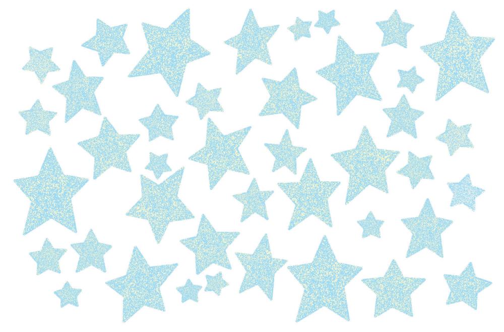 WallPops WPK3021 30-Inches W x 20-Inches H Self-adhesive Blue Geometric Wall Decal