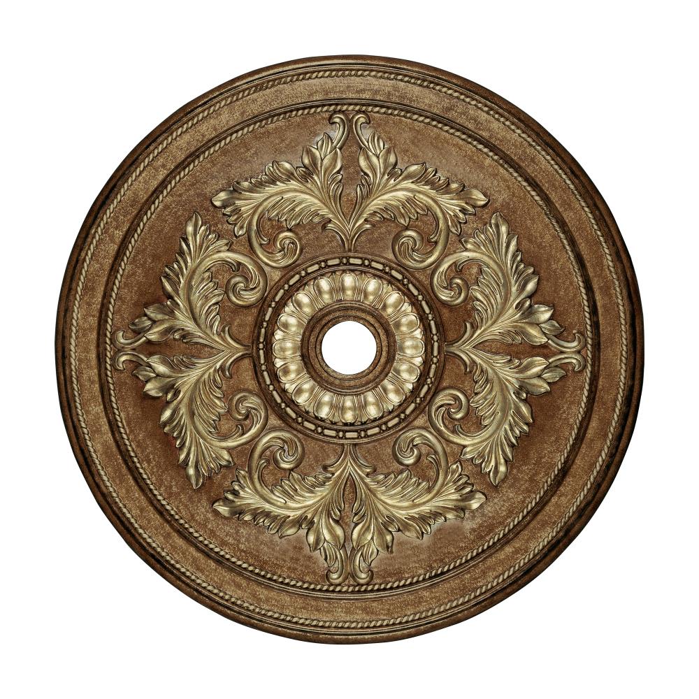Livex Lighting 8228-57 Versailles 48.5-in W x 48.5-in L Traditional Painted Venetian patina Polyurethane Whole Ceiling Medallion