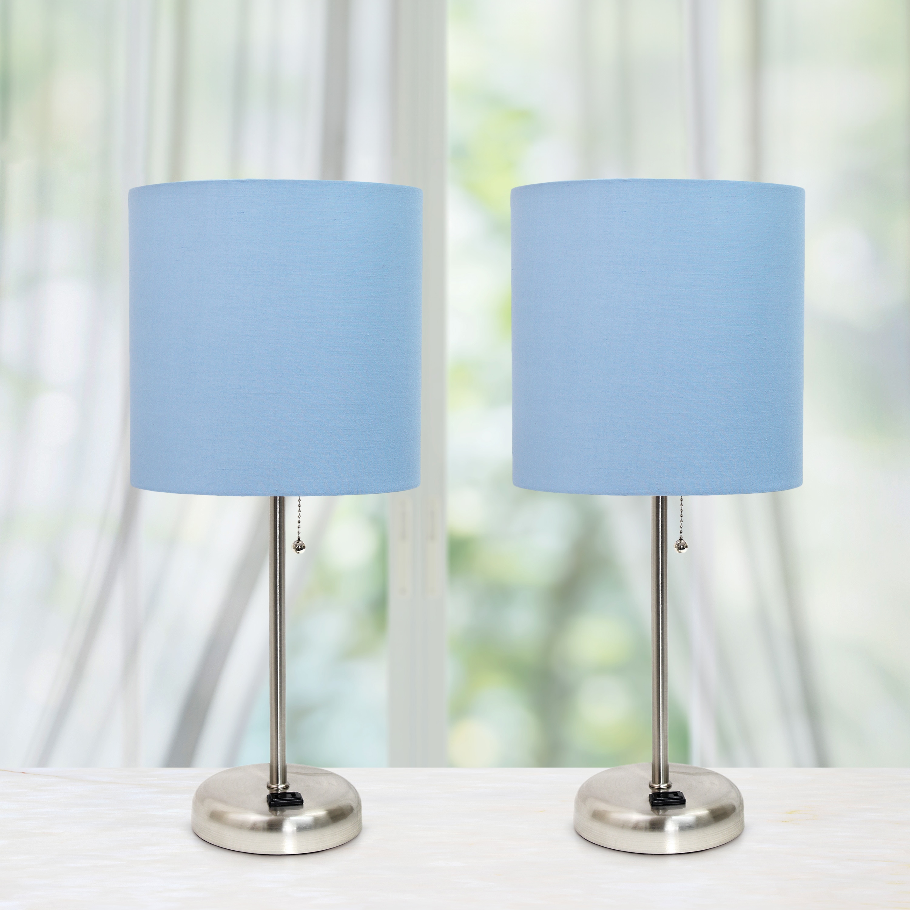Simple Designs LT2024-BLU-2PK Table-Lamps - View #3